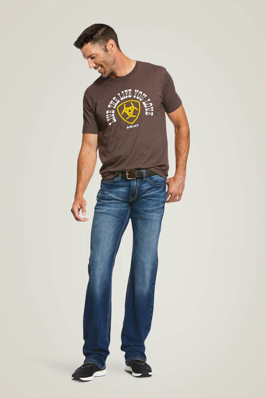 Ariat Summit Mens M7 Rocker Straight Leg Jean #Colour_Summit