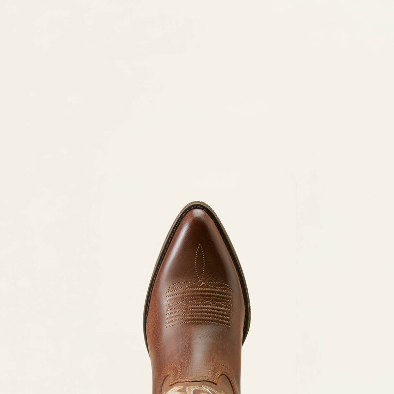 Ariat Sassy Brown Heritage J Toe Western Boot #Colour_Sassy Brown