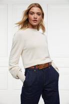 Kelsie Crew Neck Knit -    almond -  XL