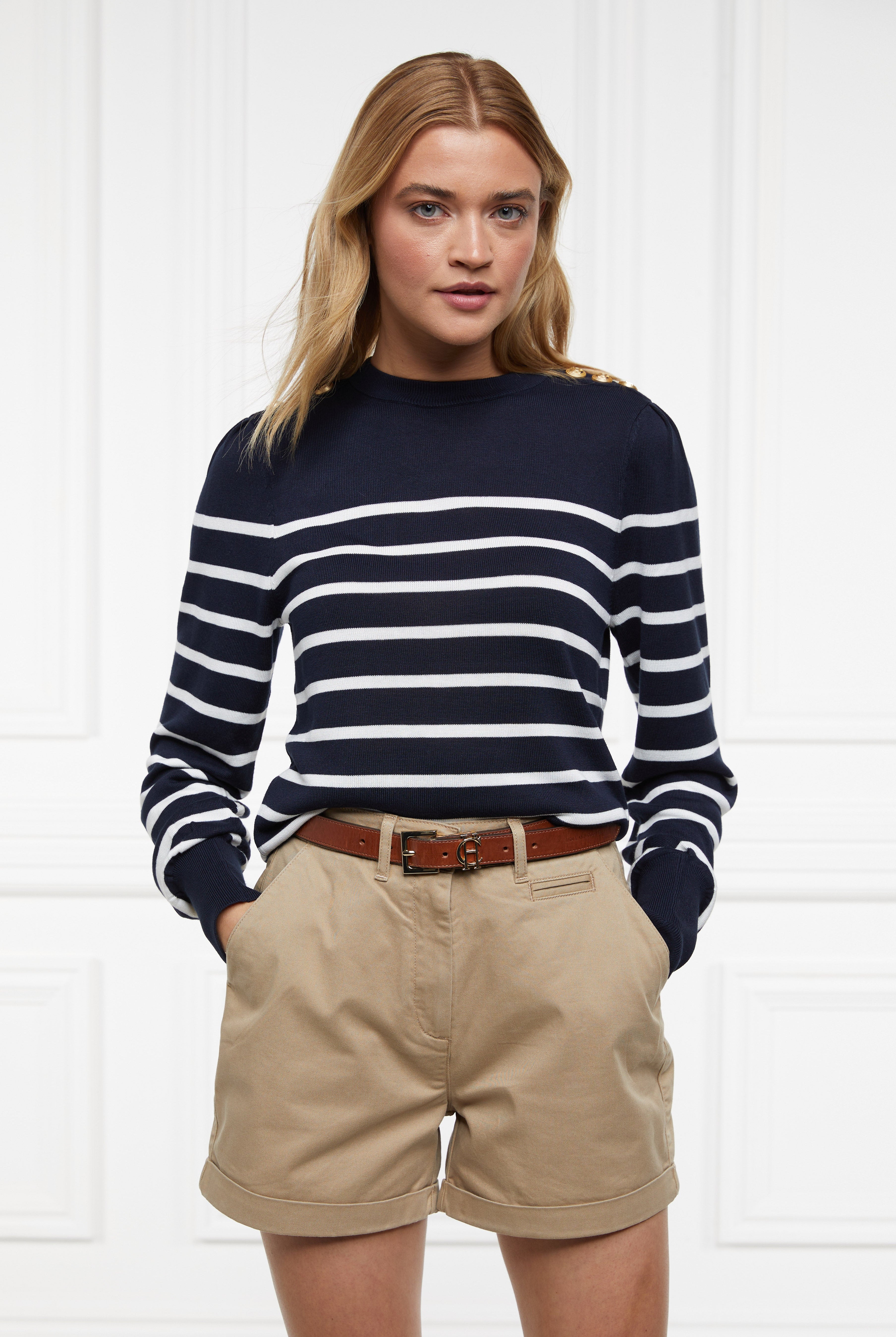 Holland Cooper Arnesby Chino Short #Colour_stone