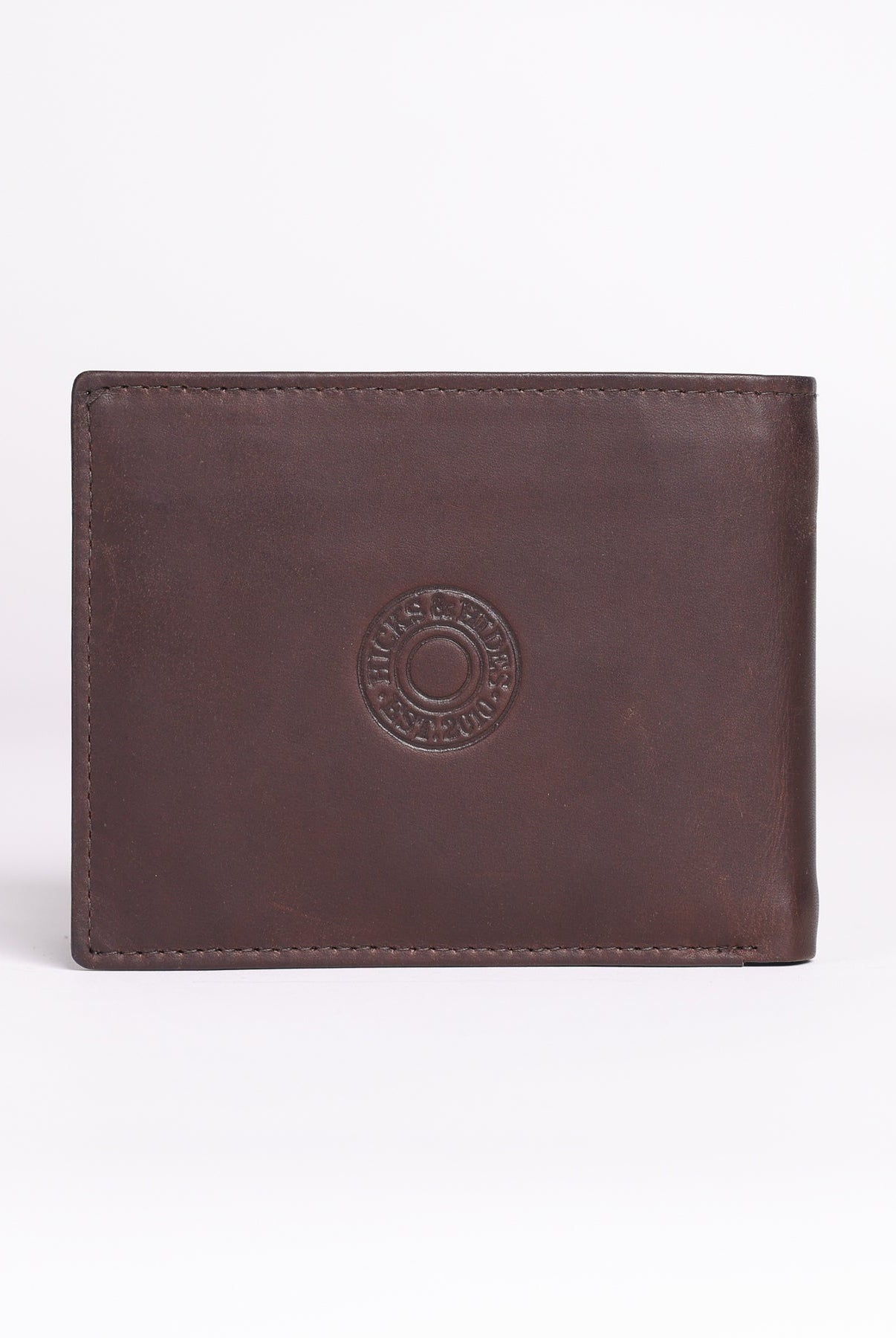 Hicks & Hides Brown 12 Bore Wallet #Colour_Brown