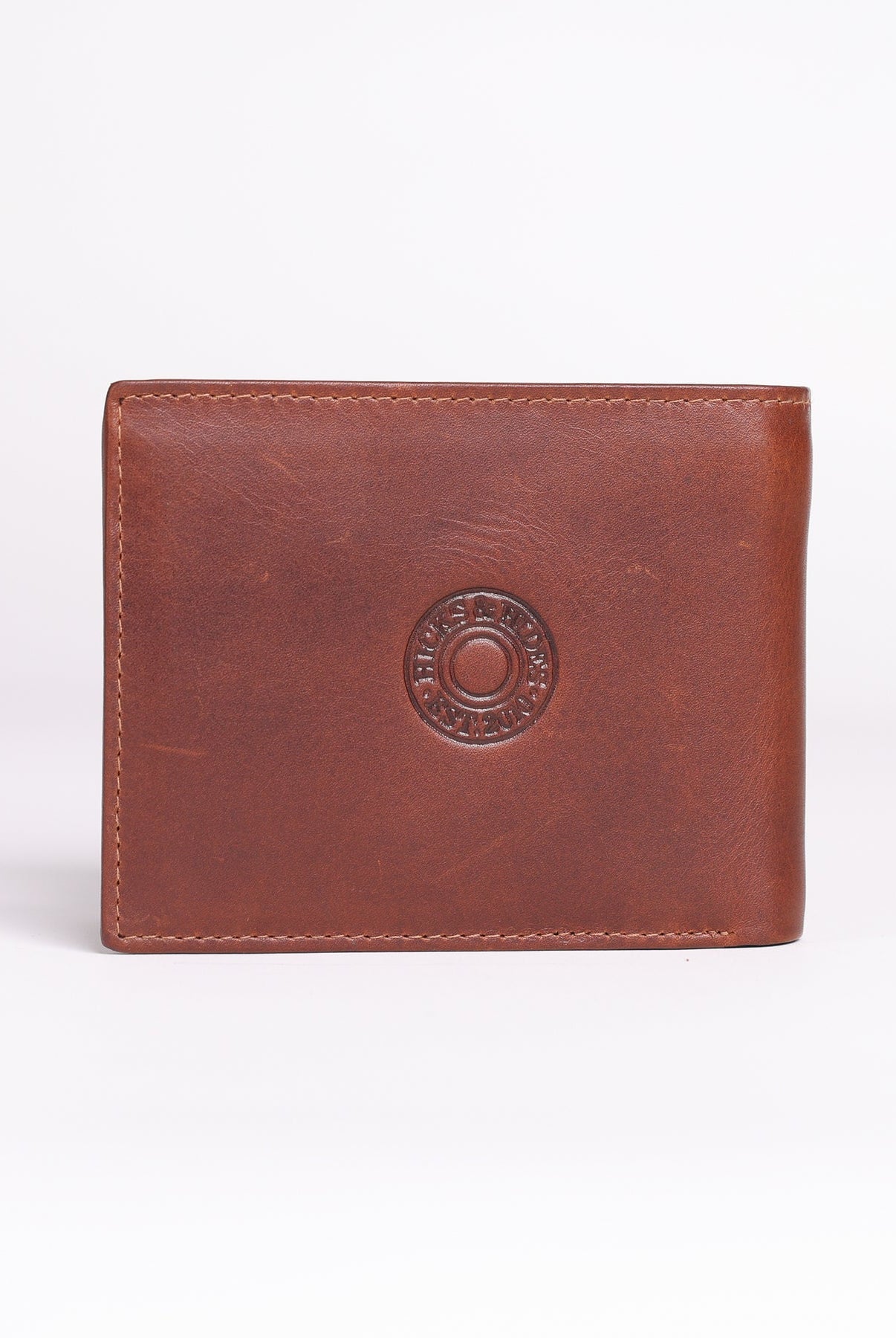 Hicks & Hides Cognac 12 Bore Wallet #Colour_Cognac