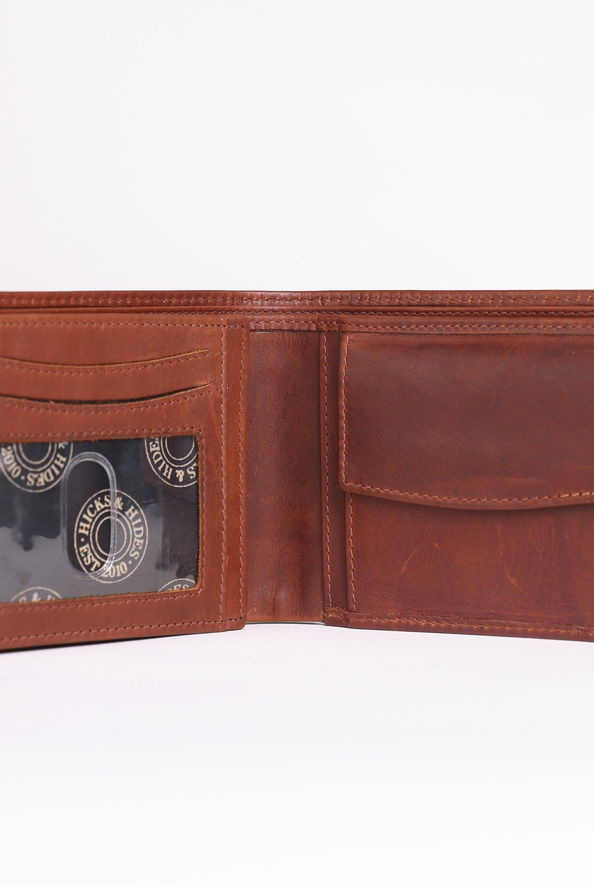 Hicks & Hides Cognac 12 Bore Wallet #Colour_Cognac