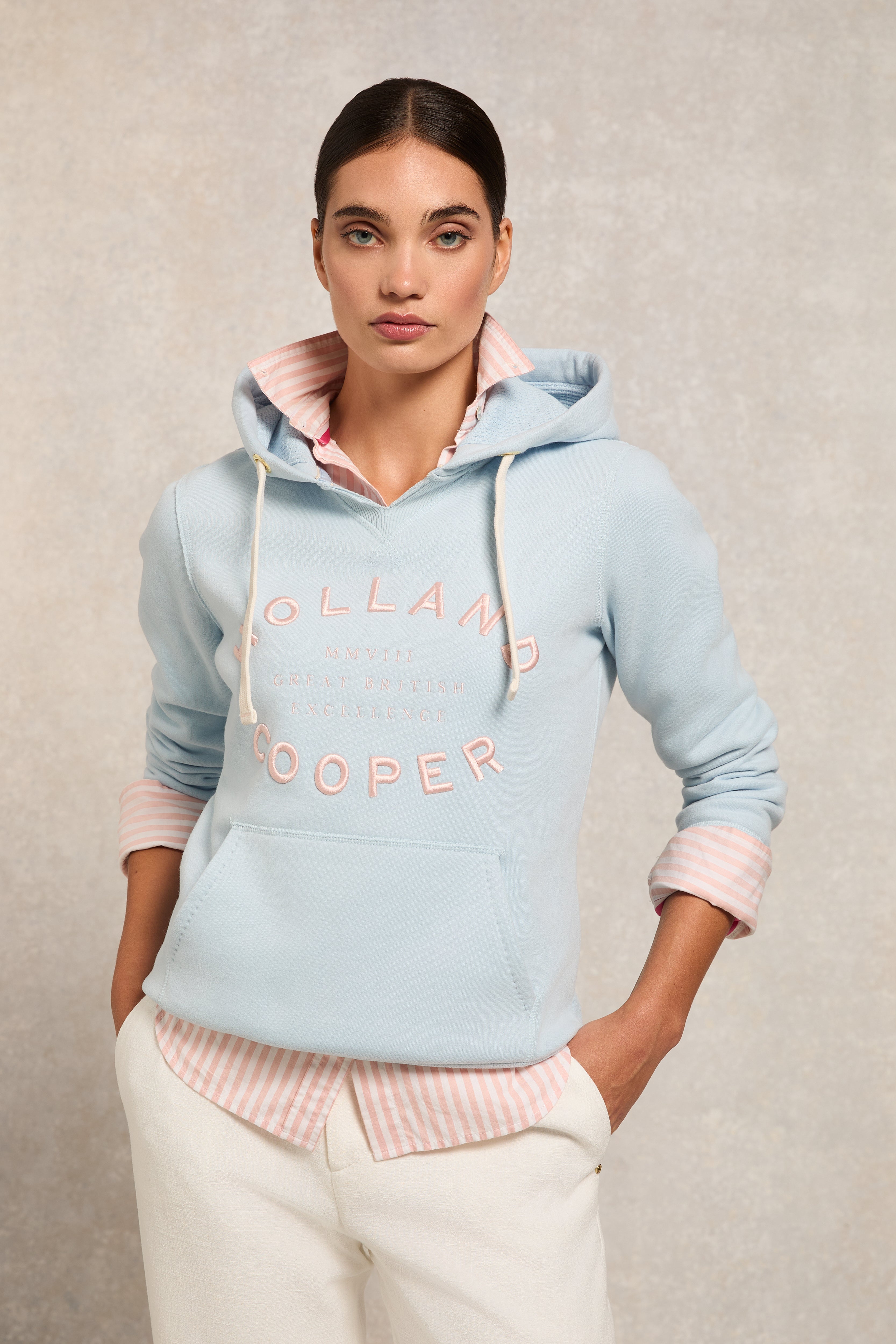 Varsity Hoodie - pale blue - XL - View 115