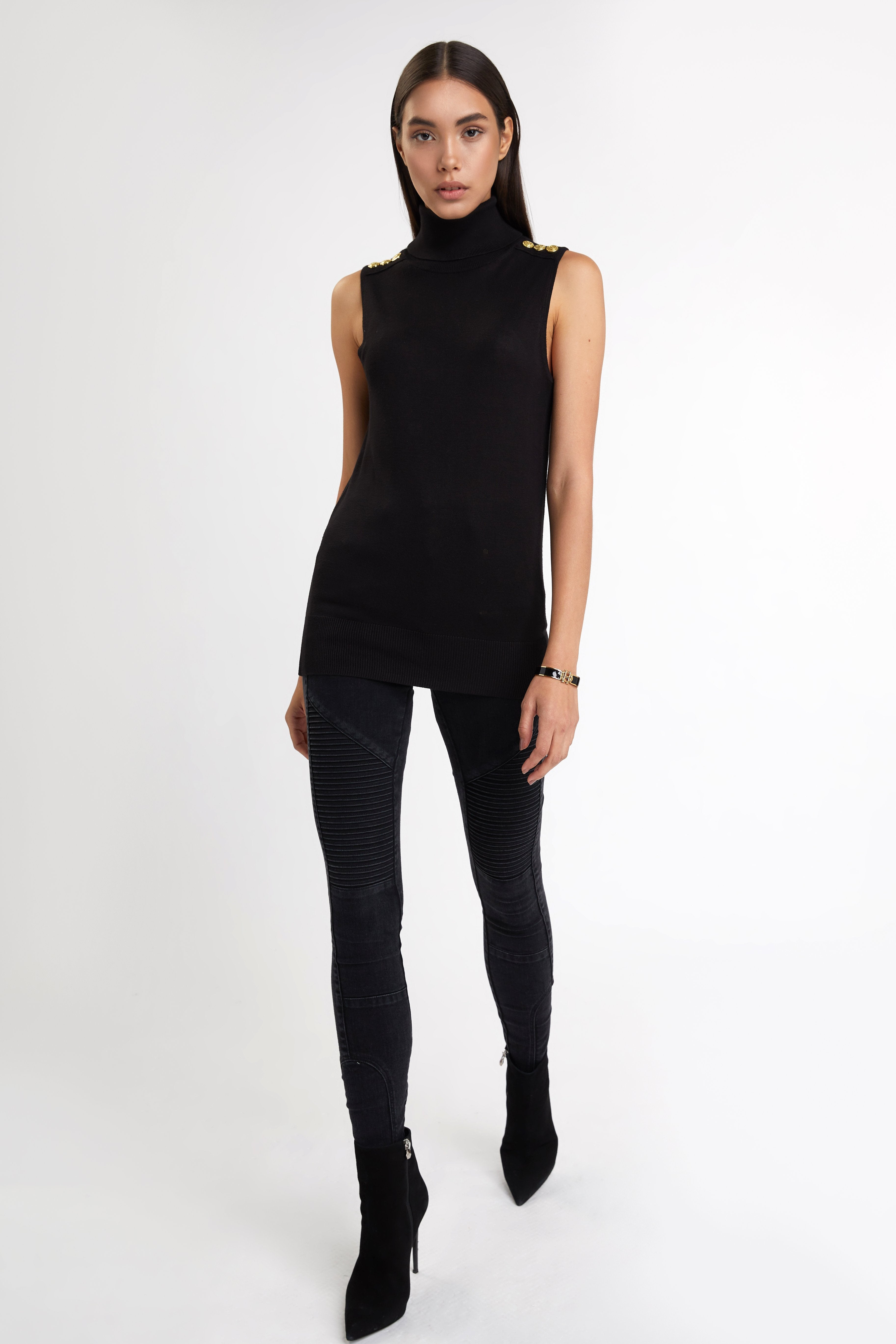 Luxury Sleeveless Roll Neck - Gallery Image 51