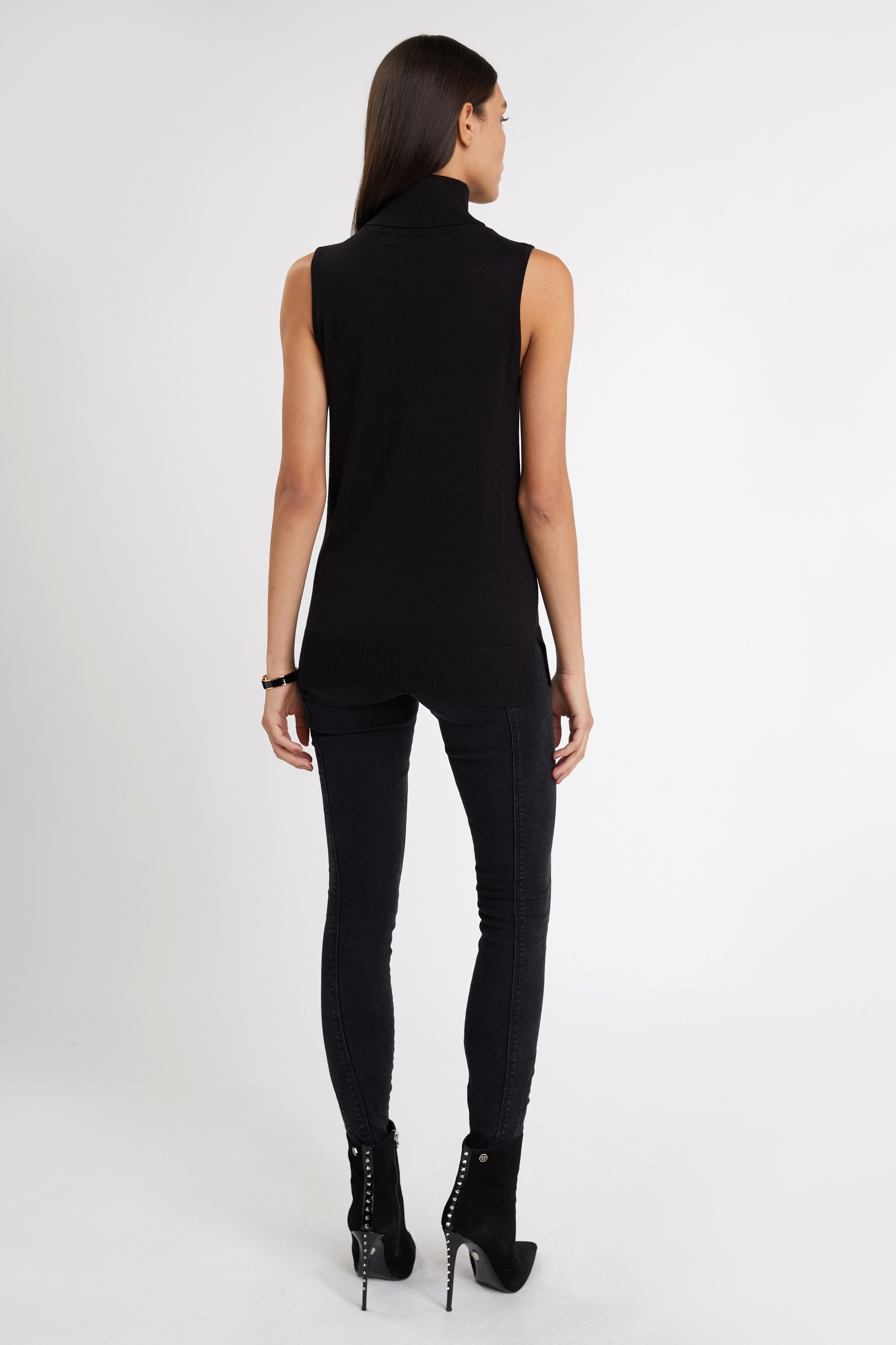 Luxury Sleeveless Roll Neck - Gallery Image 58
