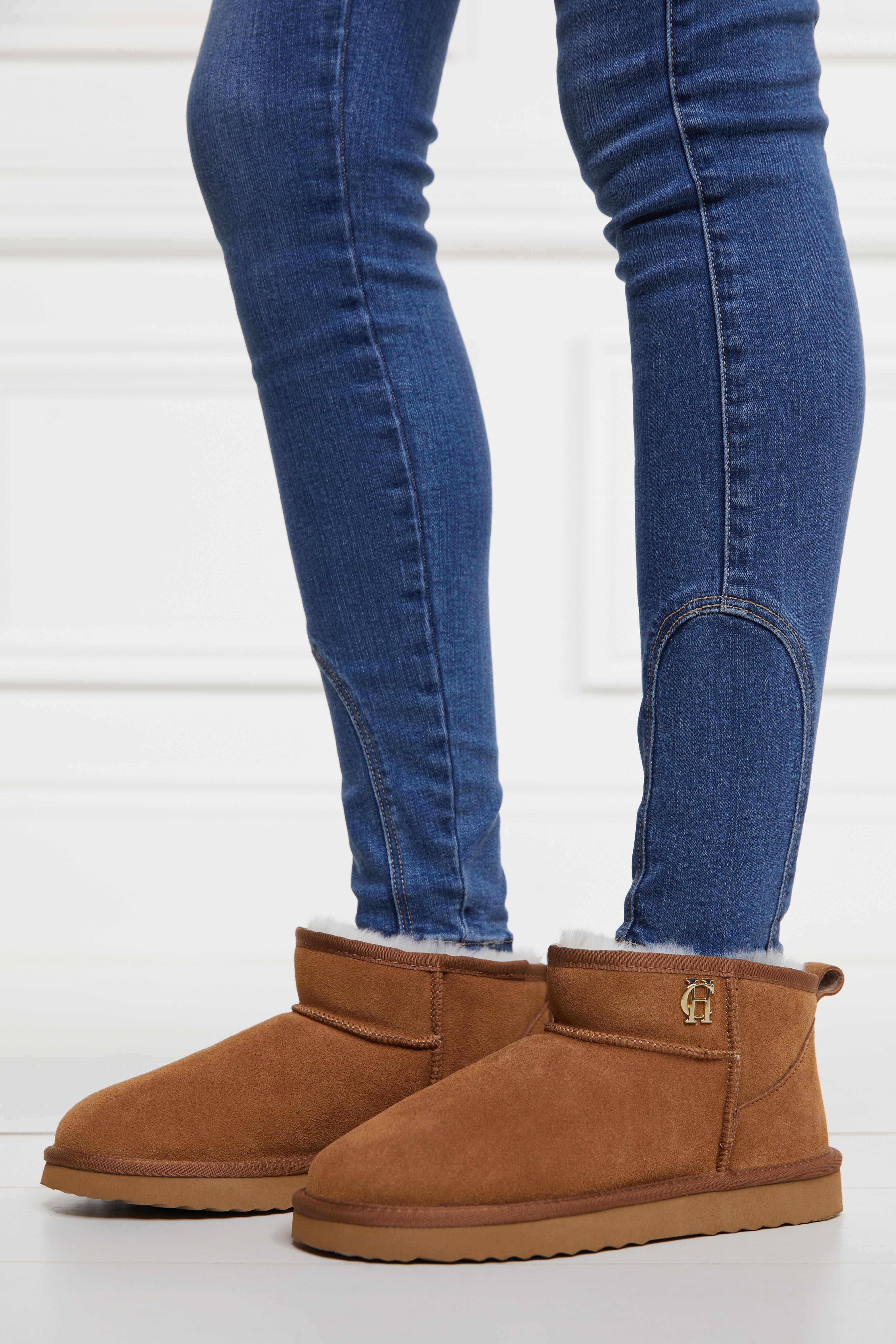Ultra Mini Shearling Boot -    tan -  UK8 - View 118