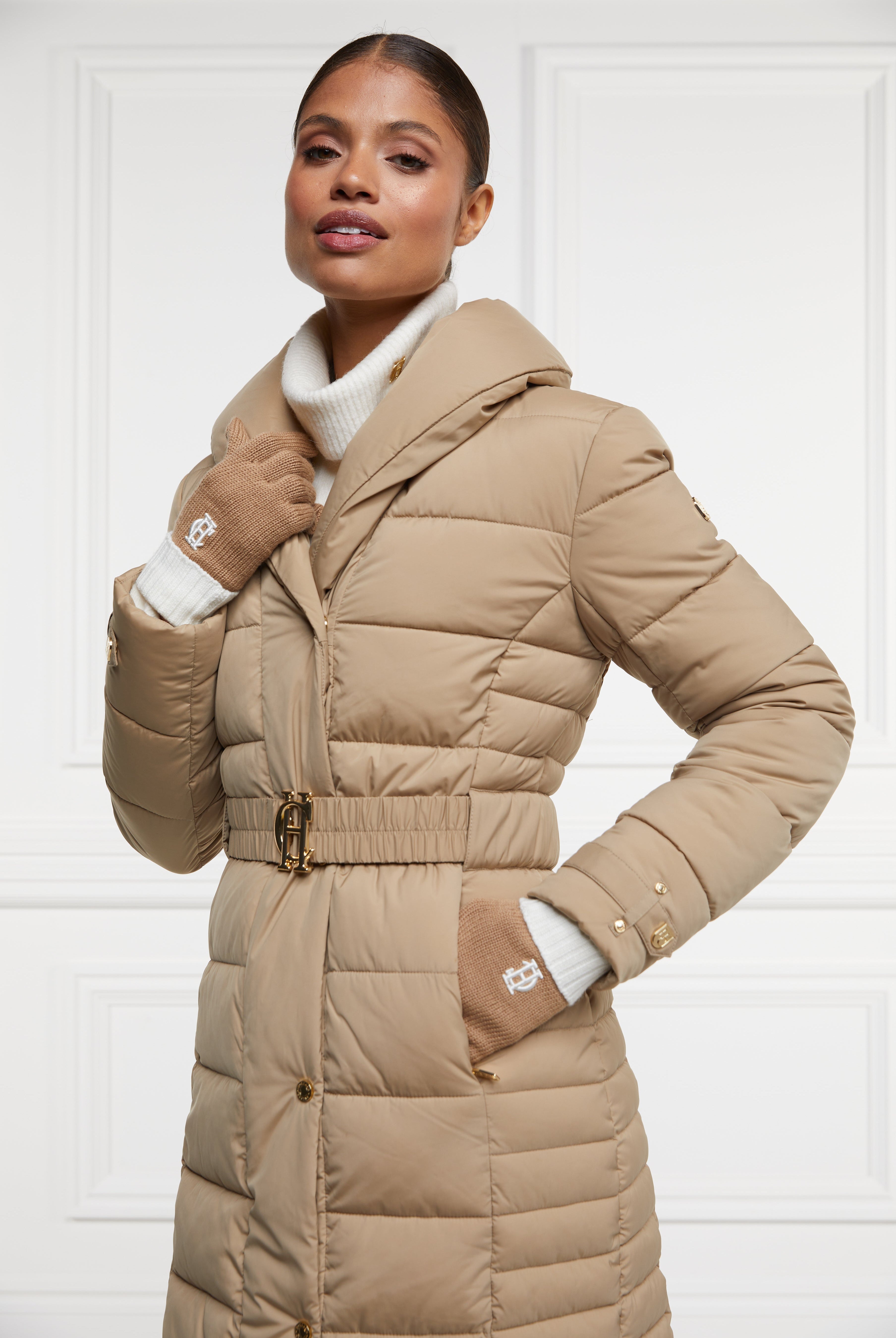 Chelsea Logo Knitted Gloves - camel cream - View 10