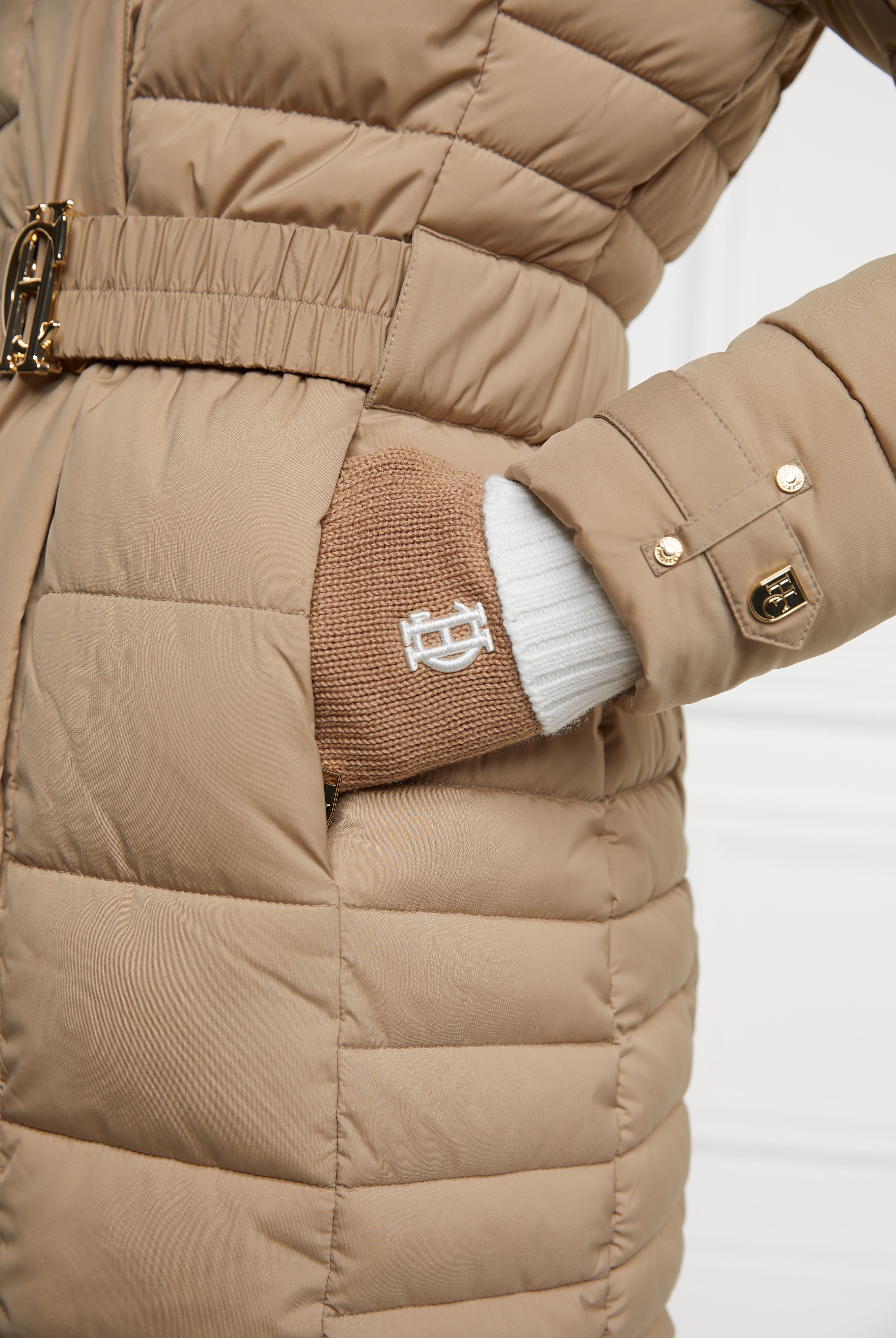 Chelsea Logo Knitted Gloves - camel cream - View 7