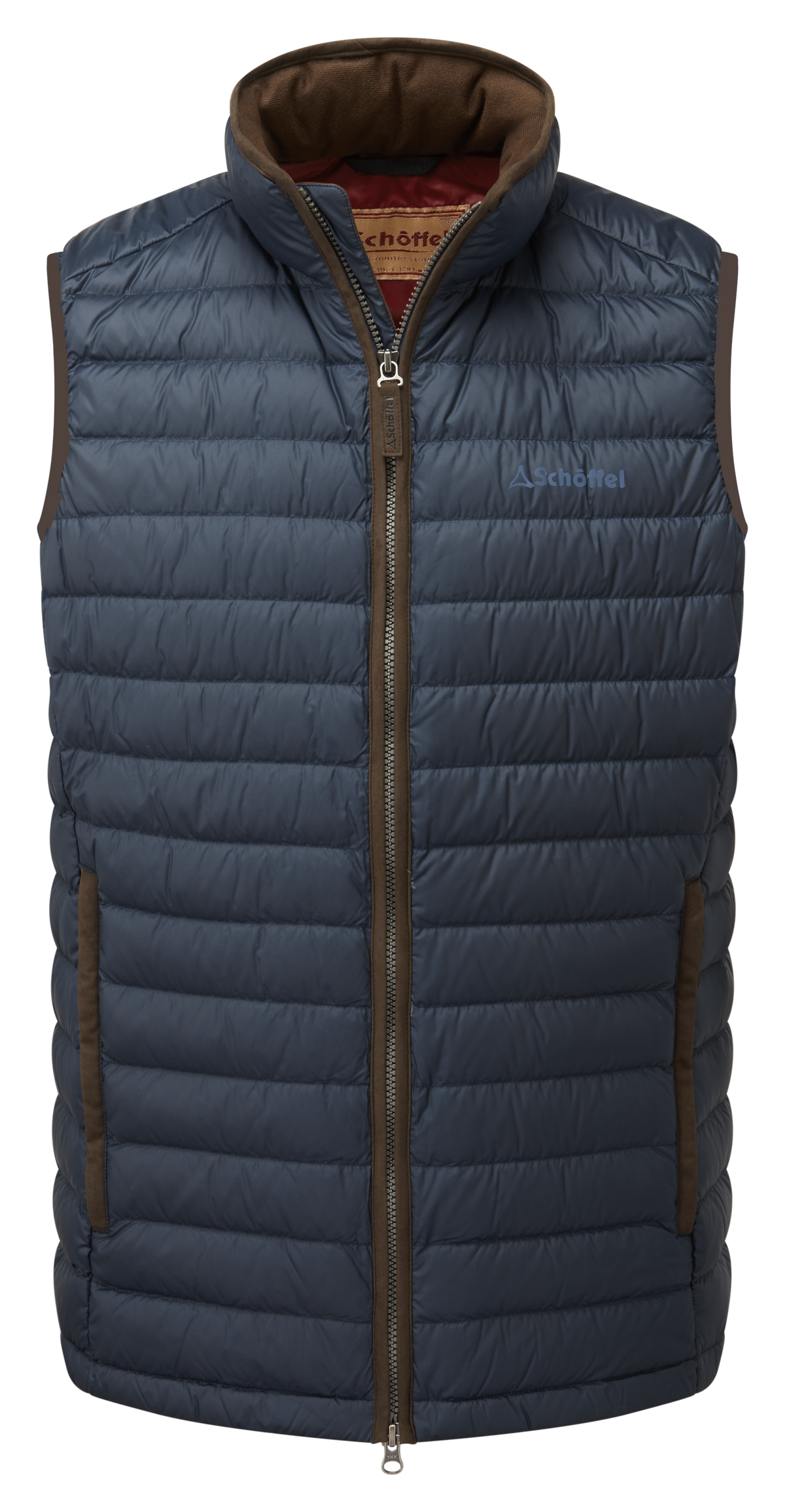 Schoffel Bowden Down Gilet #Colour_True Navy