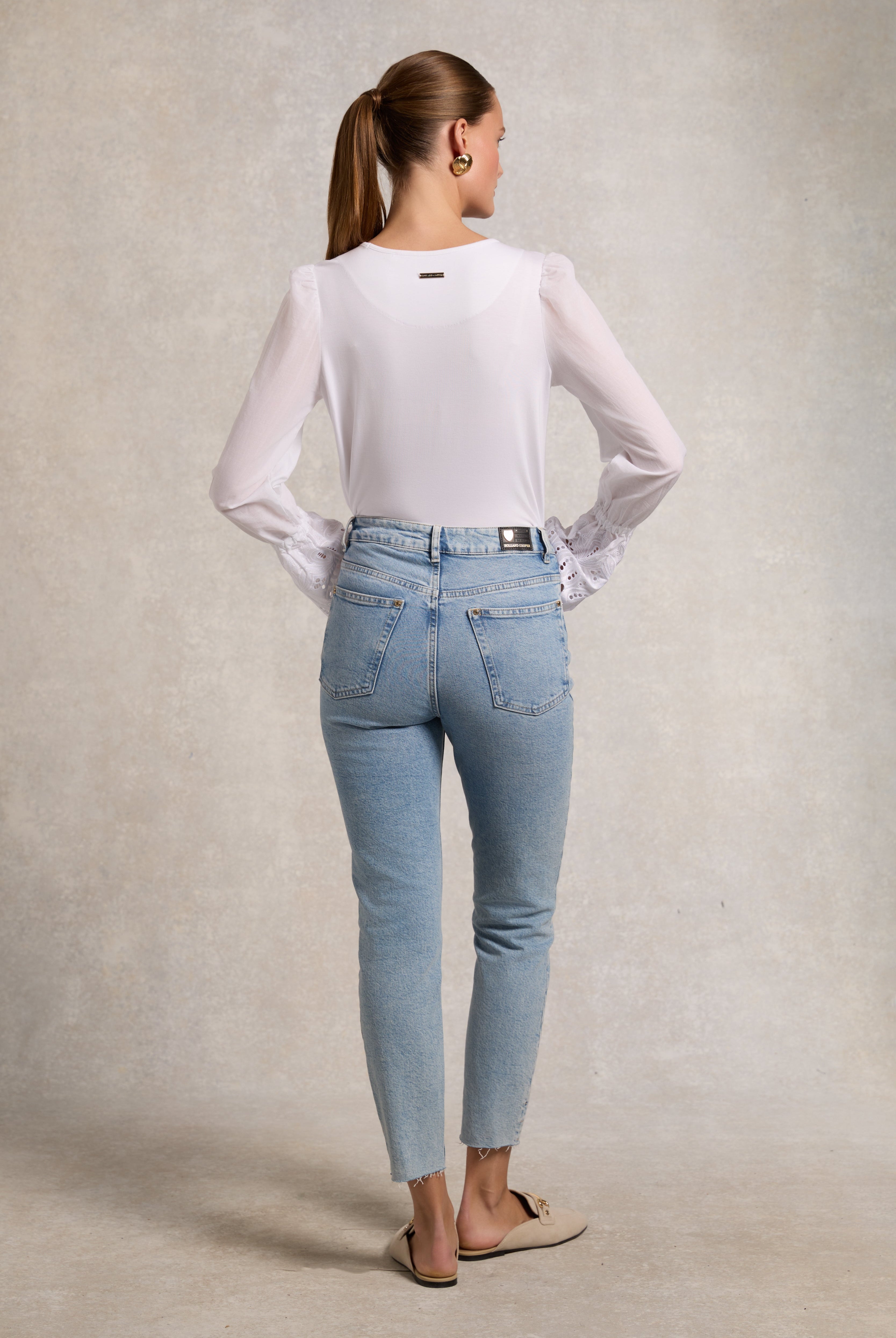 High Rise Slim Jean - vintage denim - UK8 - View 121