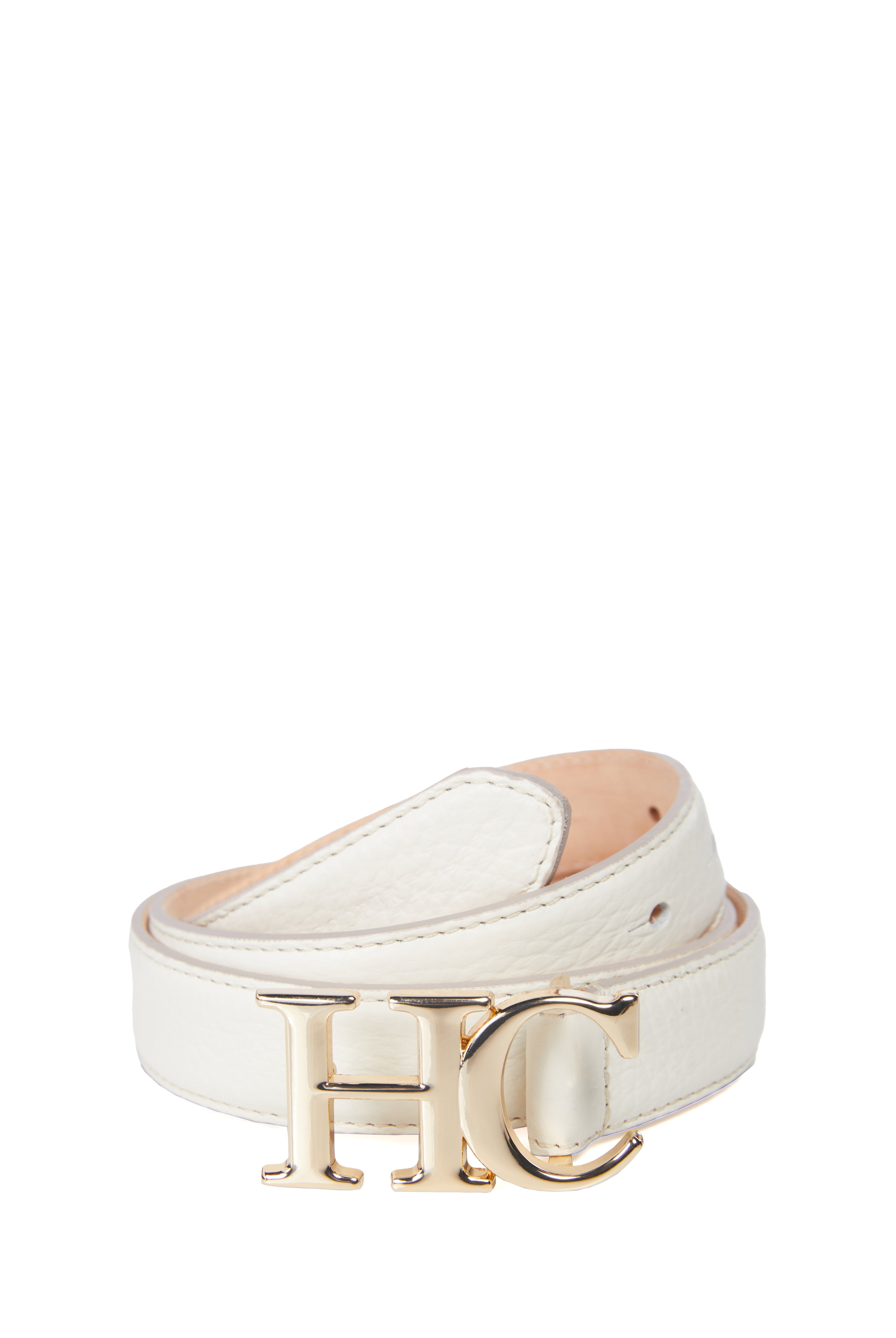 Atelier Slim Logo Belt - off white - L - View 43