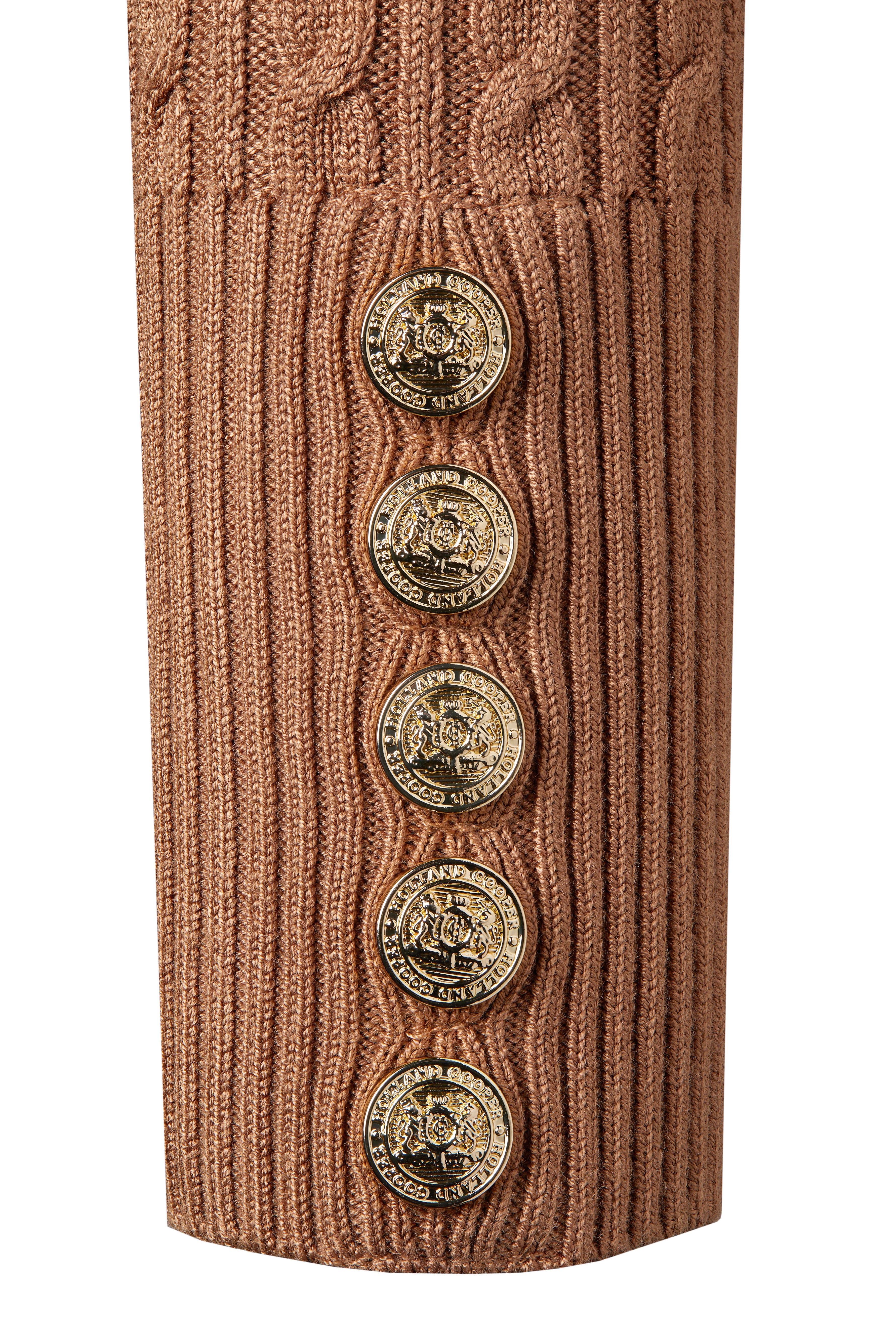 Princeton Crew Neck Knit - dark camel - XL - View 80