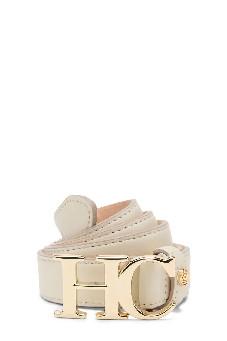 Holland Cooper Cream Atelier Slim Belt Soft #Colour_Cream