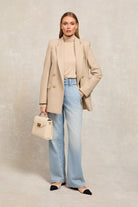 Tailored Wide Leg Jean -   vintage indigo - 16 - View 59