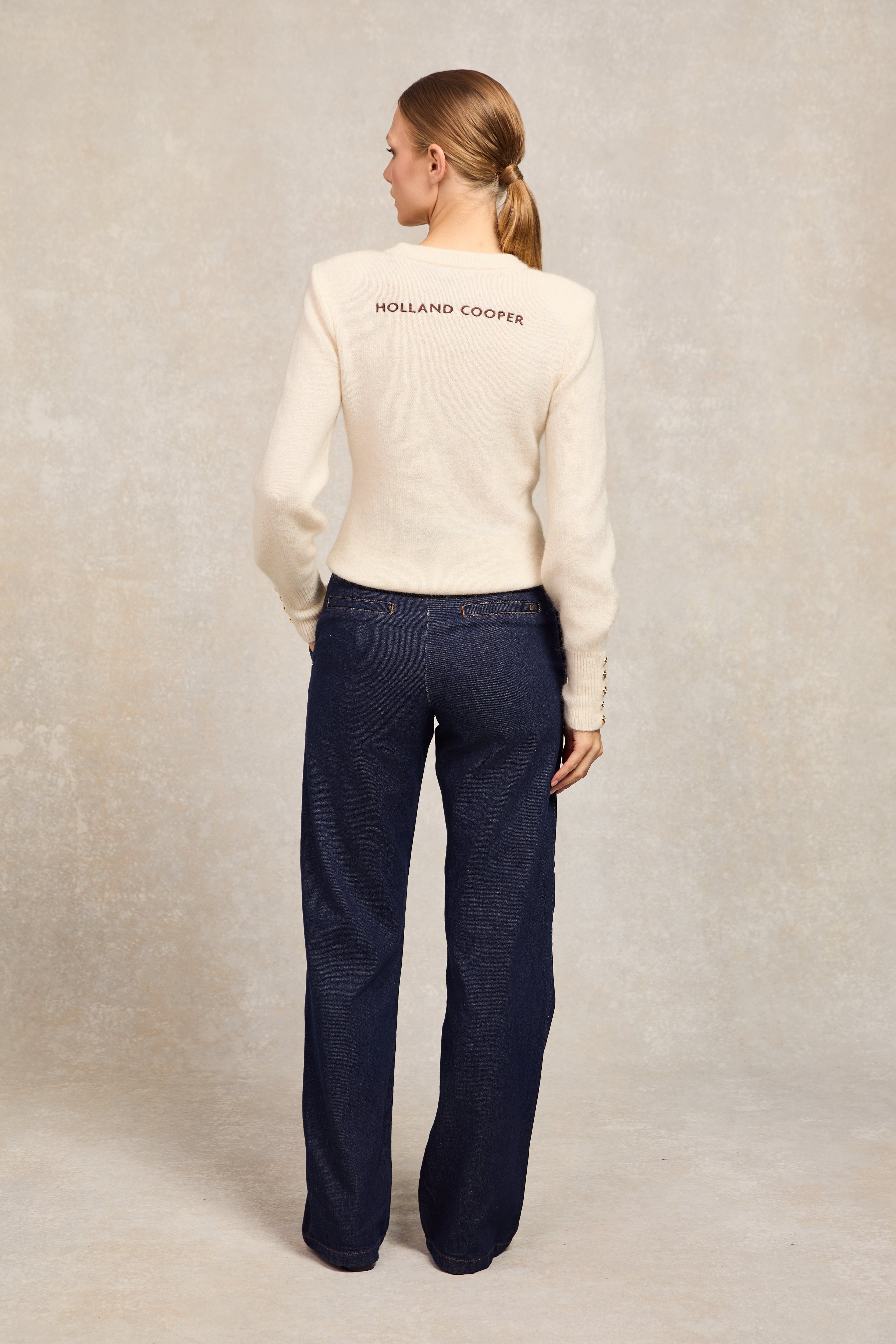 Isla Crew Neck Knit -    natural -  XL - View 86