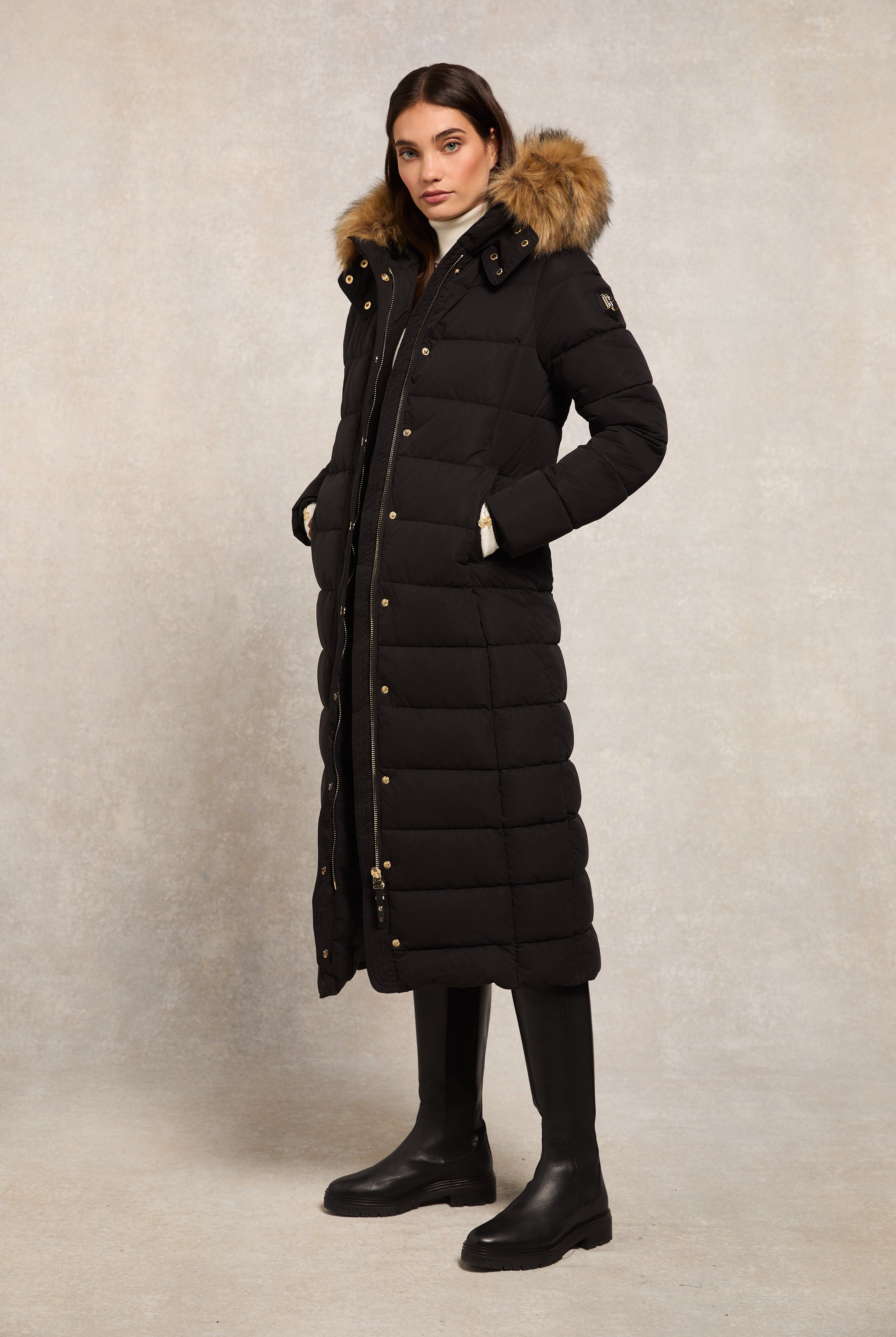 Stoneleigh Longline Coat - black - XL - View 42