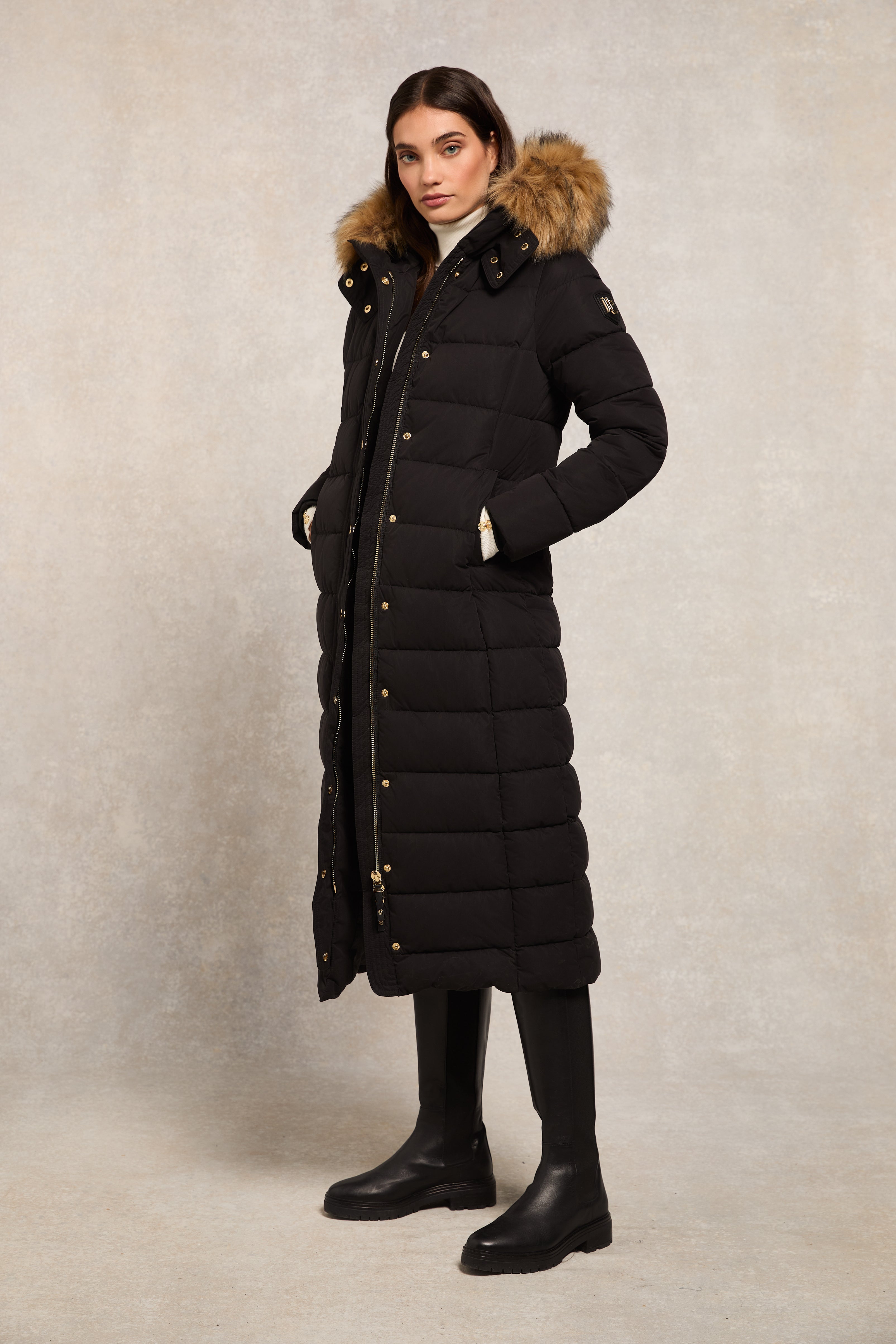 Stoneleigh Longline Coat - black - XL - View 42