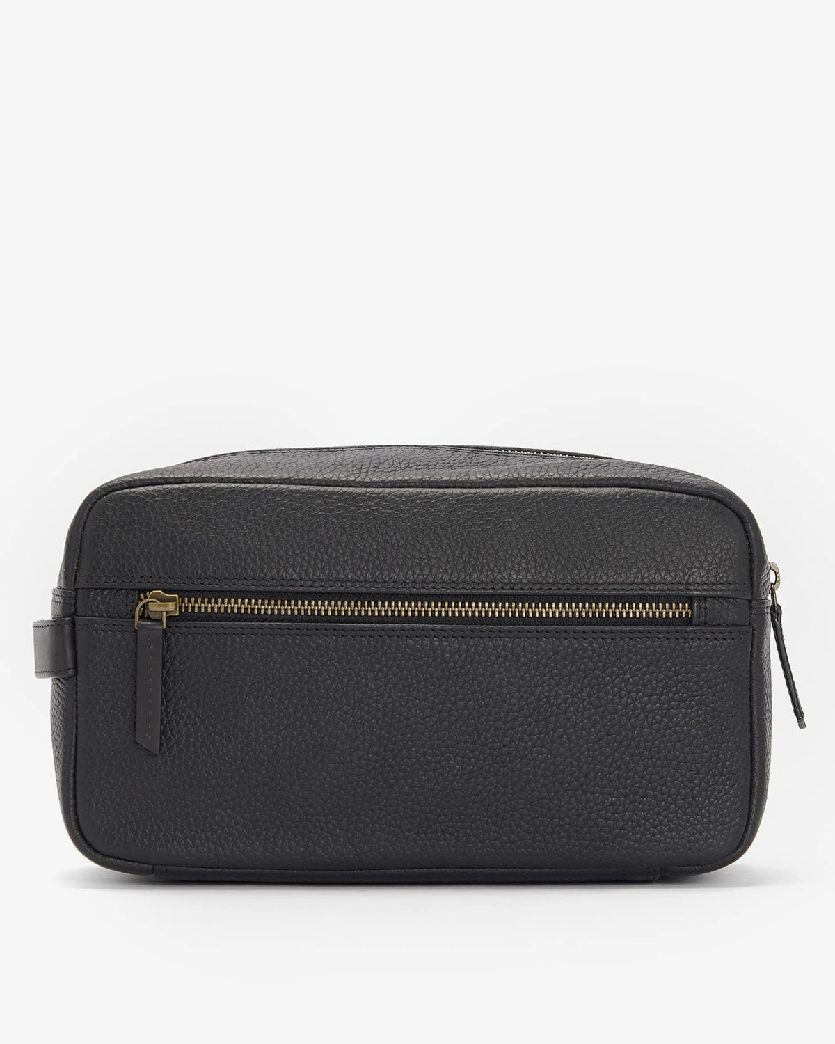 Barbour Highgate Leather Washbag #Colour_Black