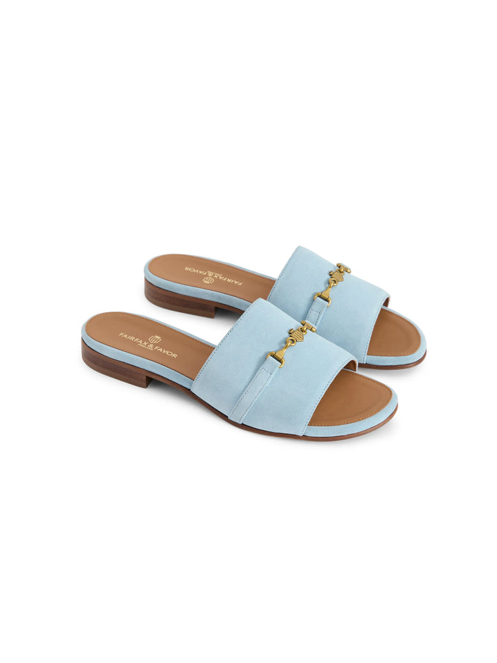 Fairfax & Favor Sky Blue Heacham Sandal #Colour_Sky Blue