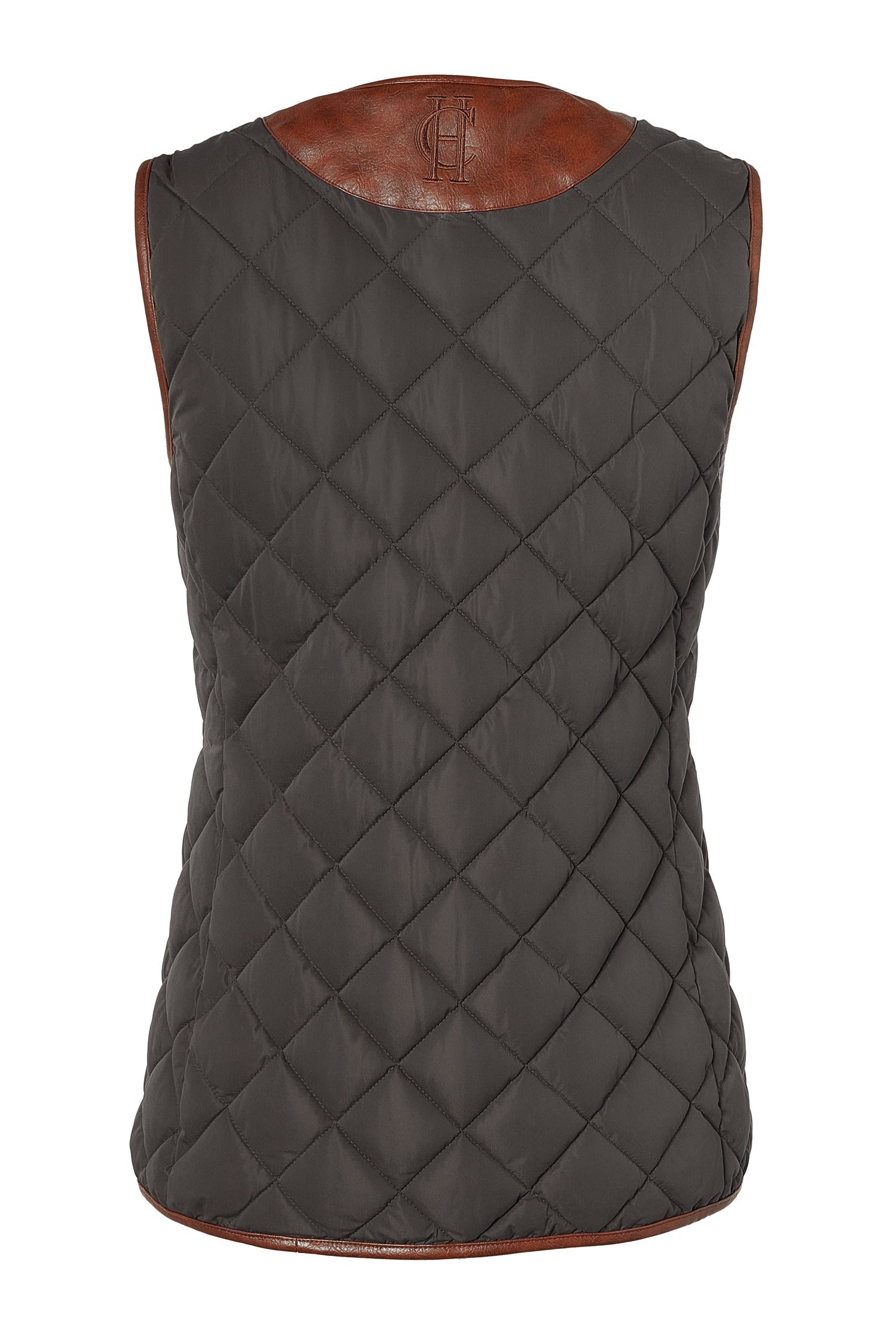 Holland Cooper Dark Olive Adlestrop Gilet #Colour_Dark Olive