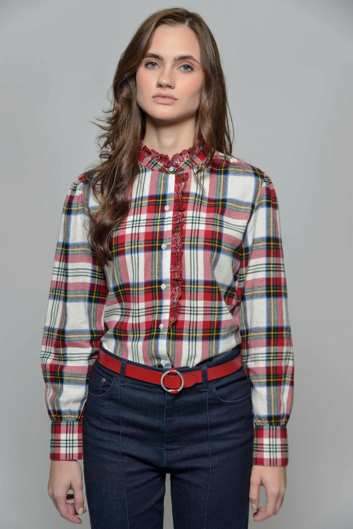Hartwell Andrea #Colour_Red Tartan