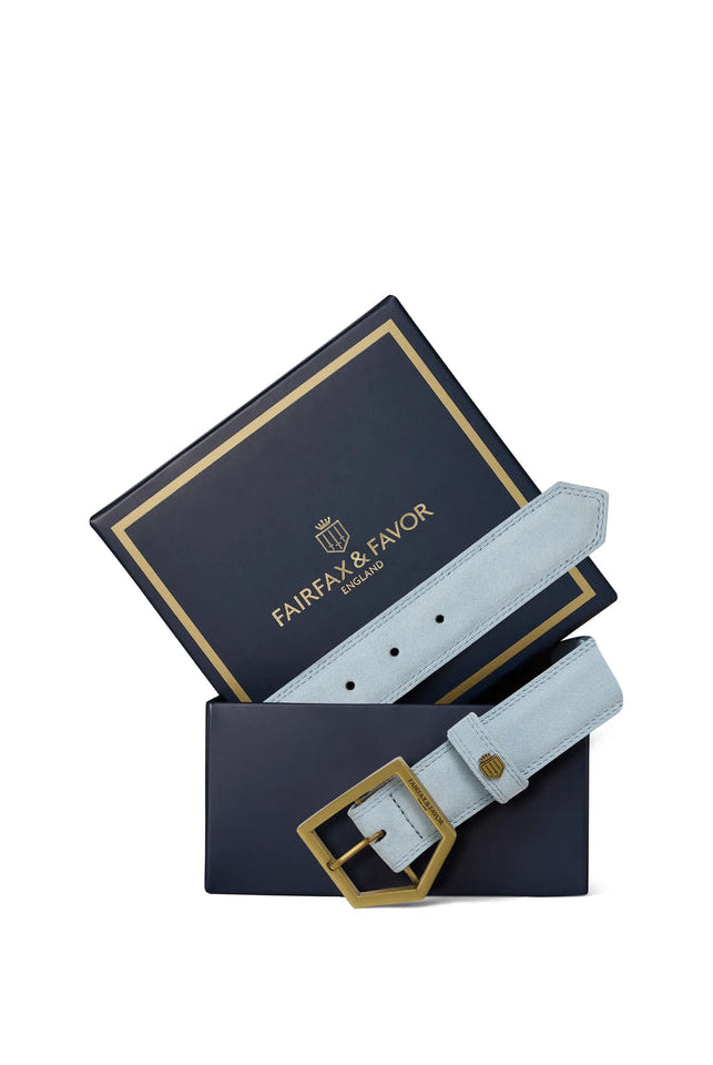 Fairfax & Favor Felbrigg Belt #Colour_Sky Blue