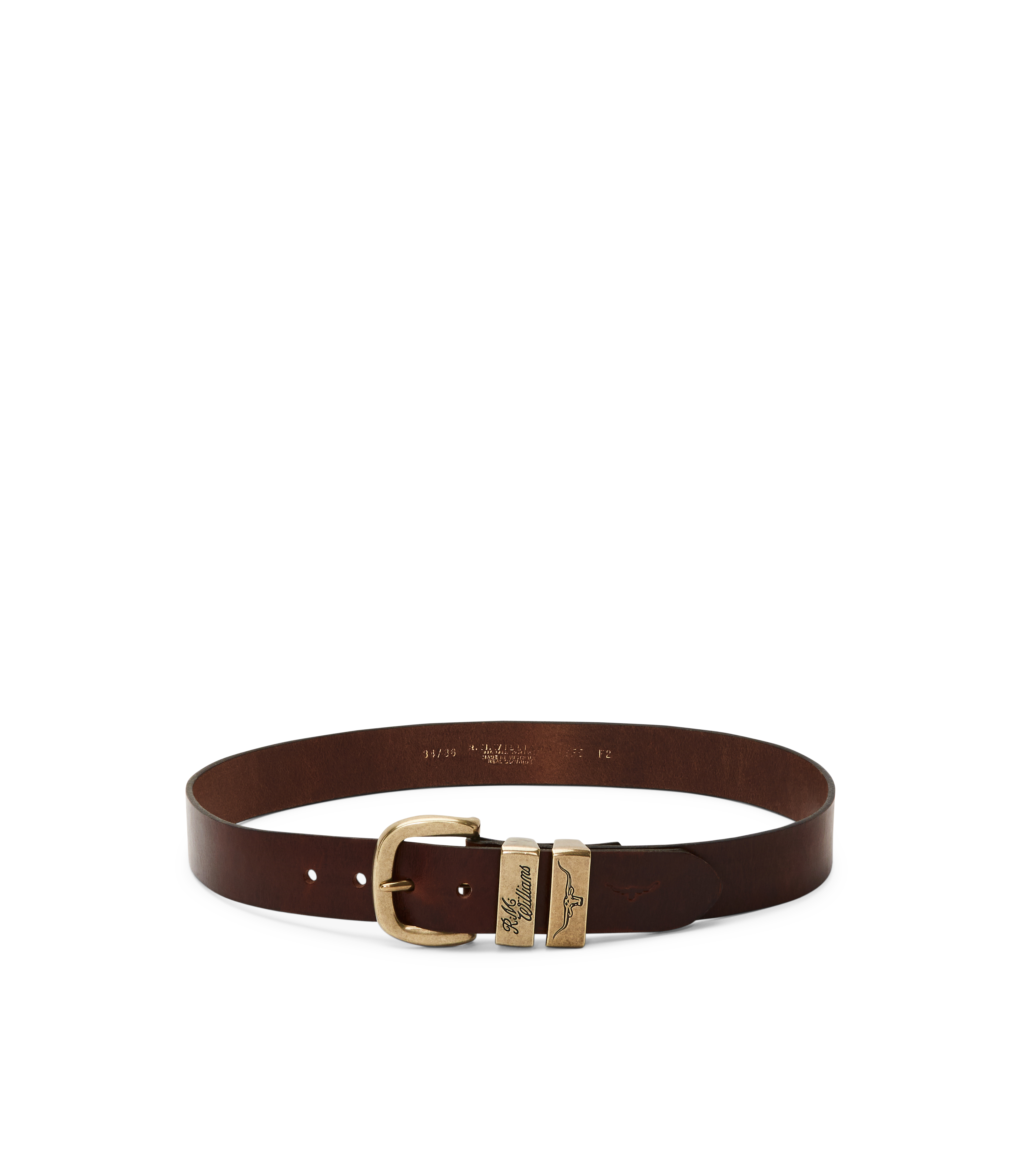 R.M. Williams Drover Belt #Colour_Mid Brown