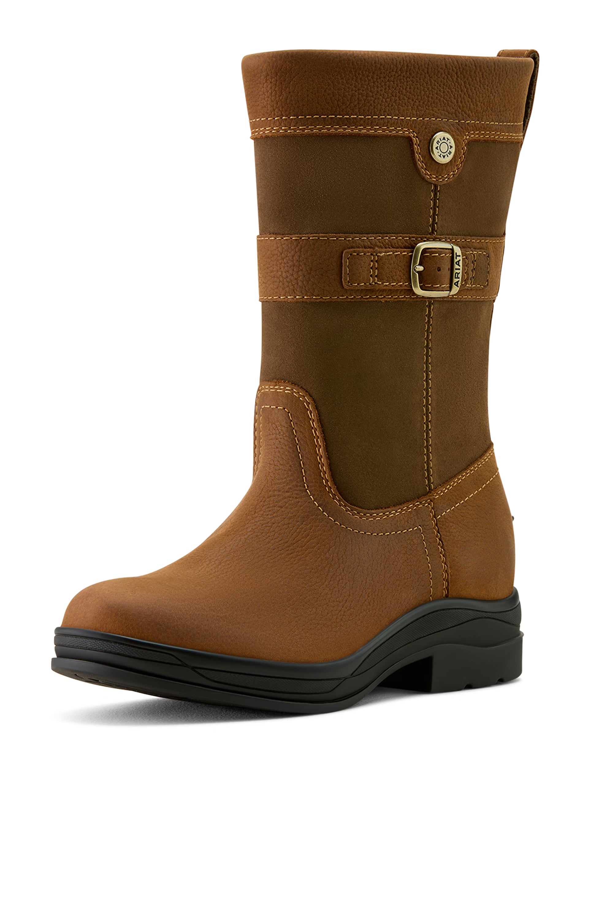 Ariat Bampton Waterproof Boot #Colour_Baked Brown