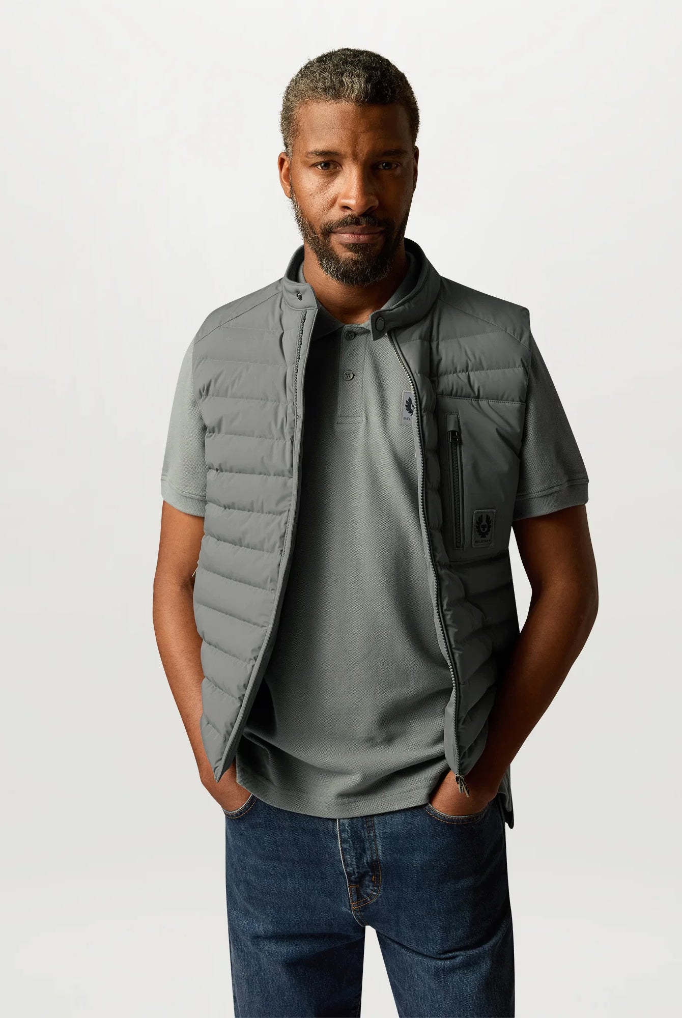 Belstaff Belstaff Polo #Colour_Atlantic Grey
