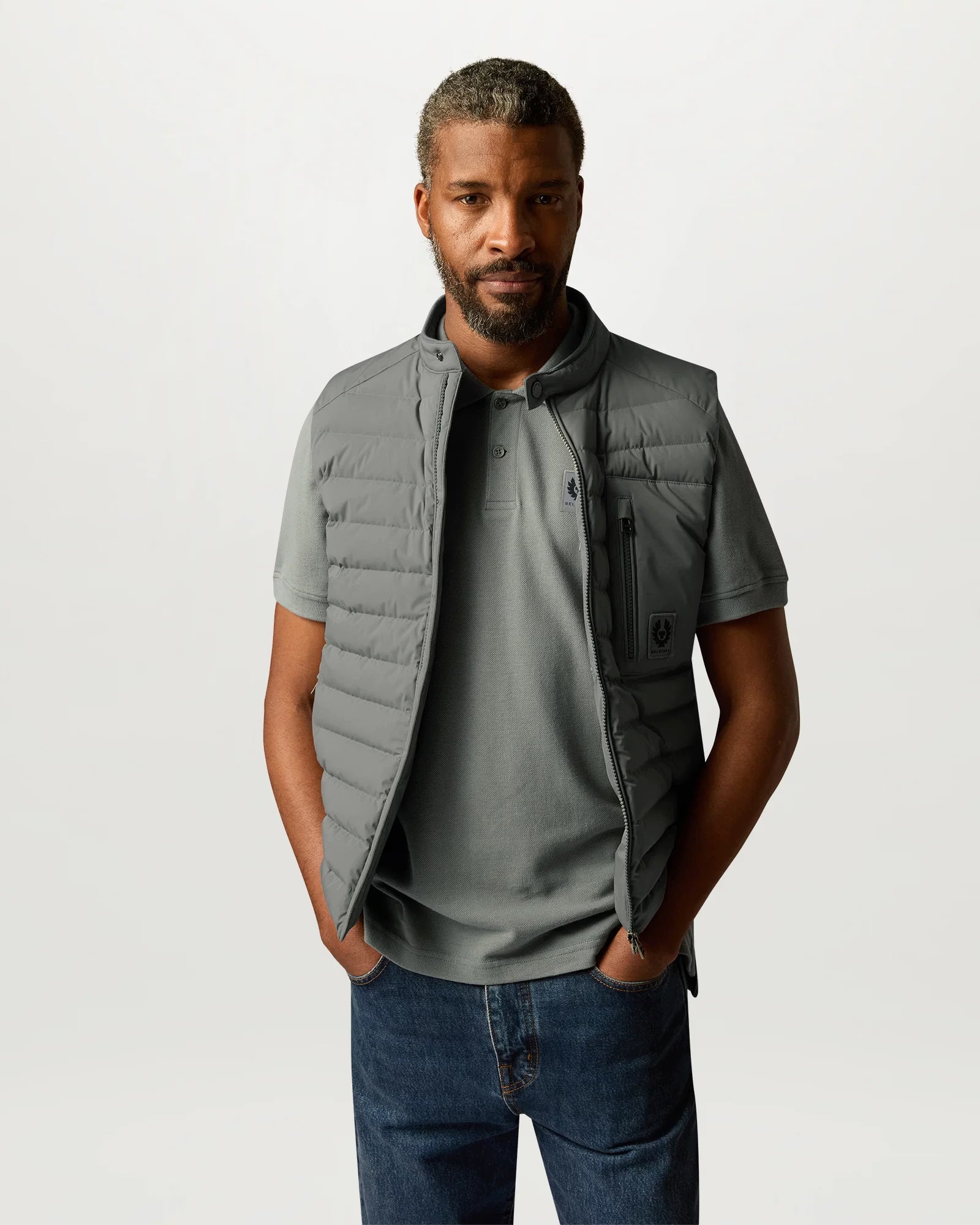 Belstaff Belstaff Polo #Colour_Atlantic Grey