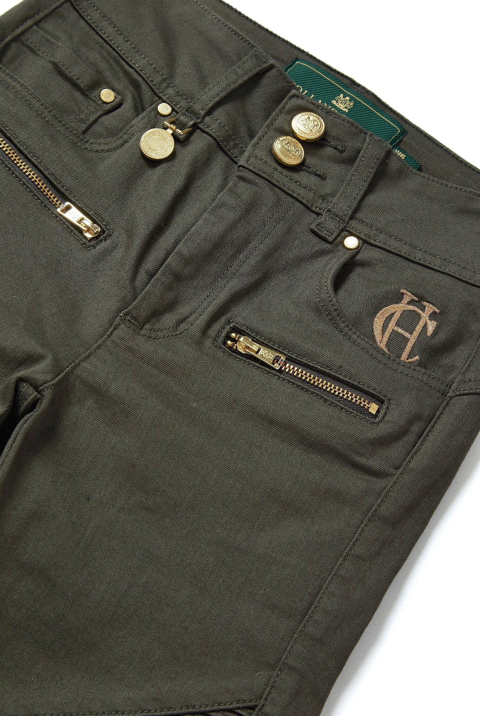 Biker Jean - hunter green - 16 - View 202