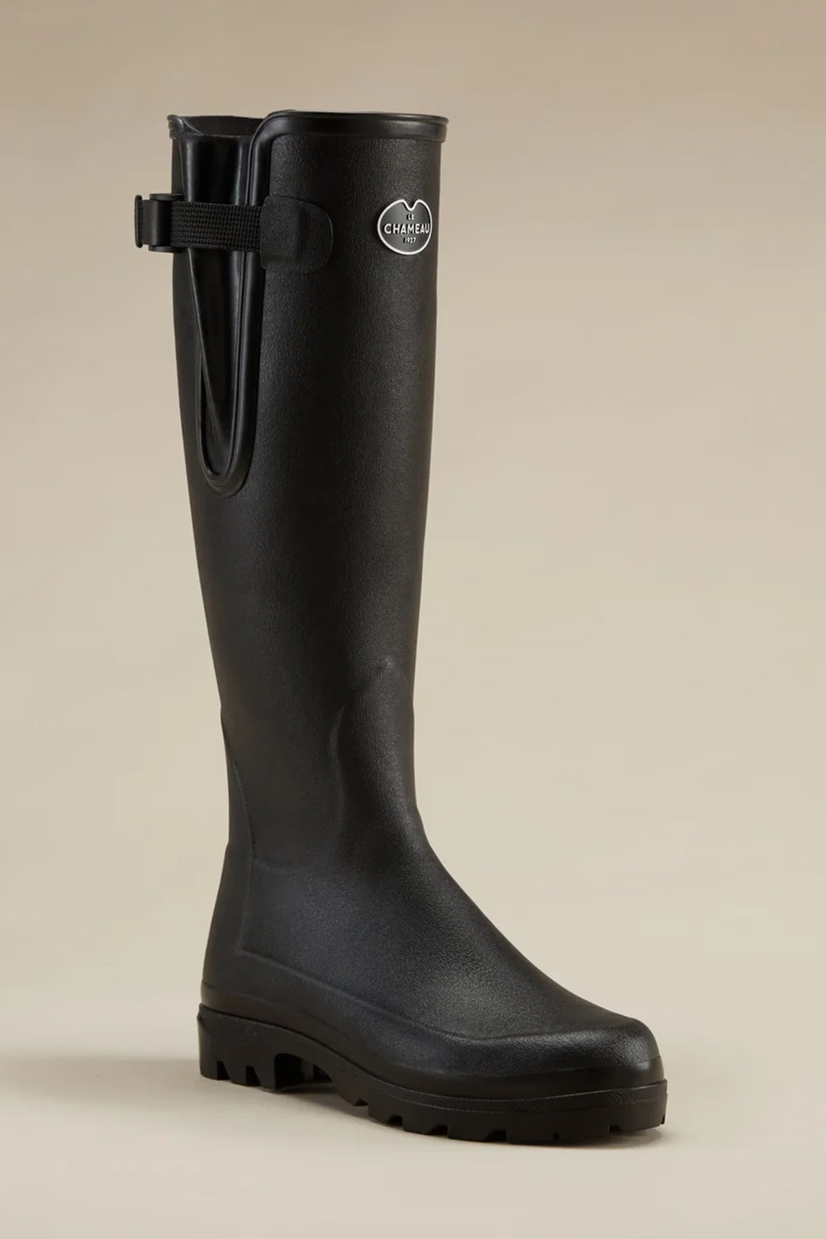 Le Chameau Women's Vierzonord Neoprene Lined Wellington Boot #Colour_Vert Chameau/Black