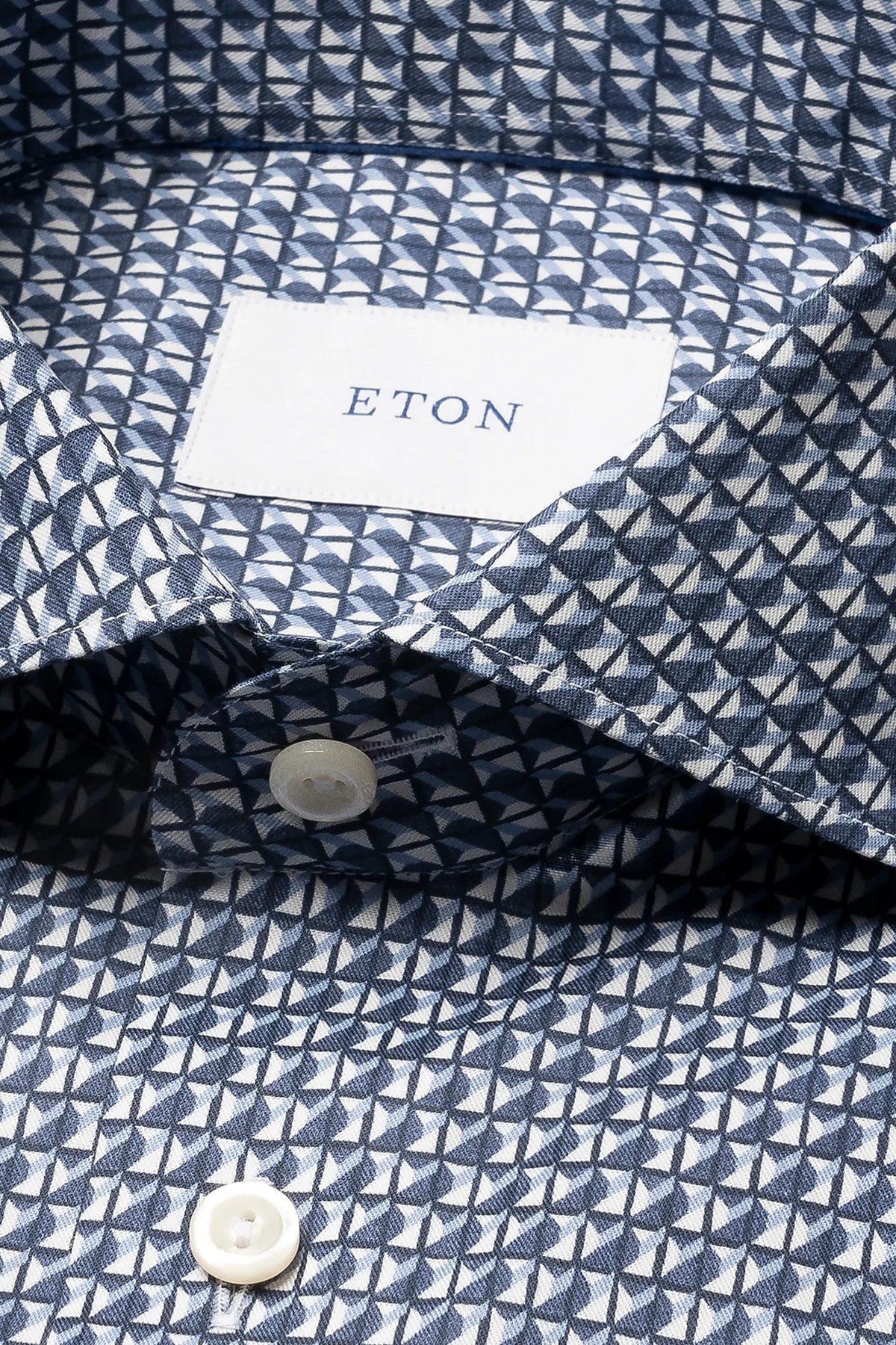 Geometric Signature Twill Shirt