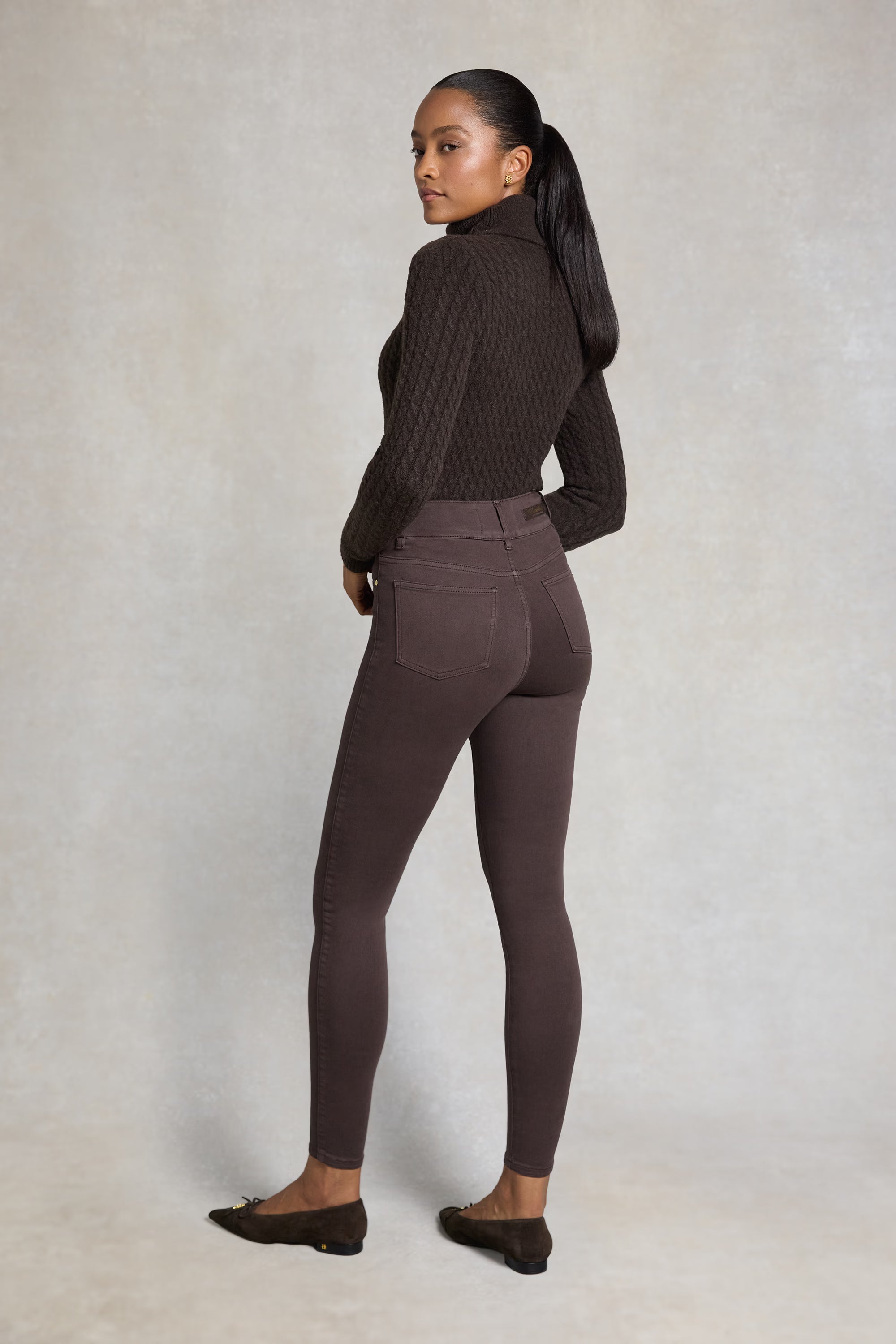 Holland Cooper Contour Skinny Jean #Colour_Bournville