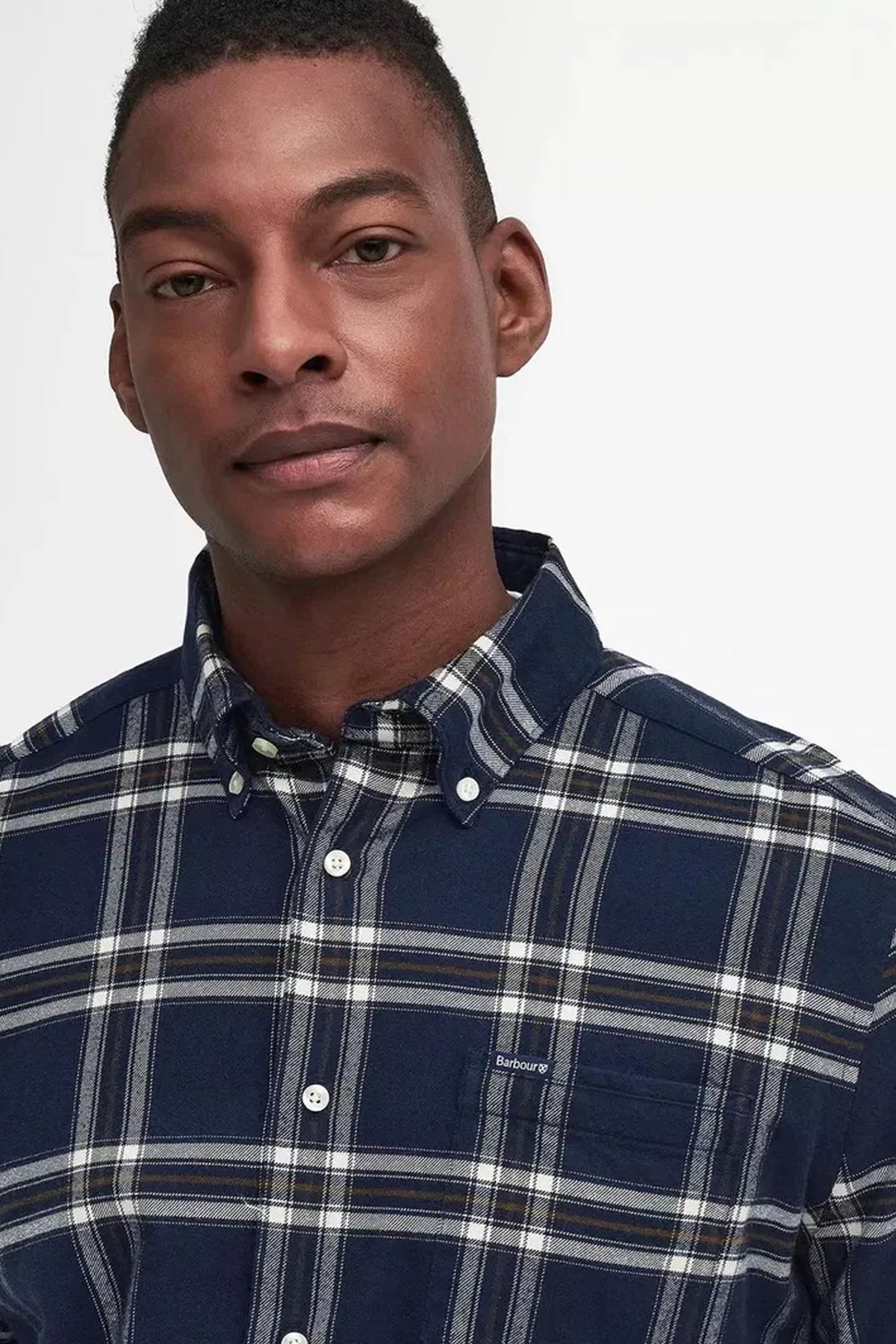 Barbour Bromley Tailored Shirt #Colour_Navy
