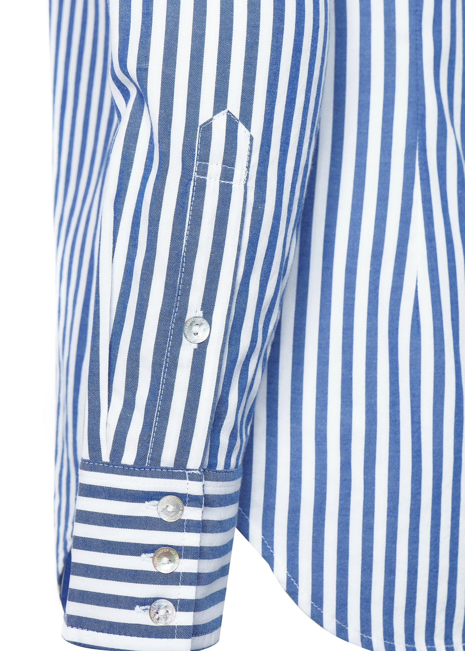 Classic Button Down Shirt - navy stripe - 16 - View 103