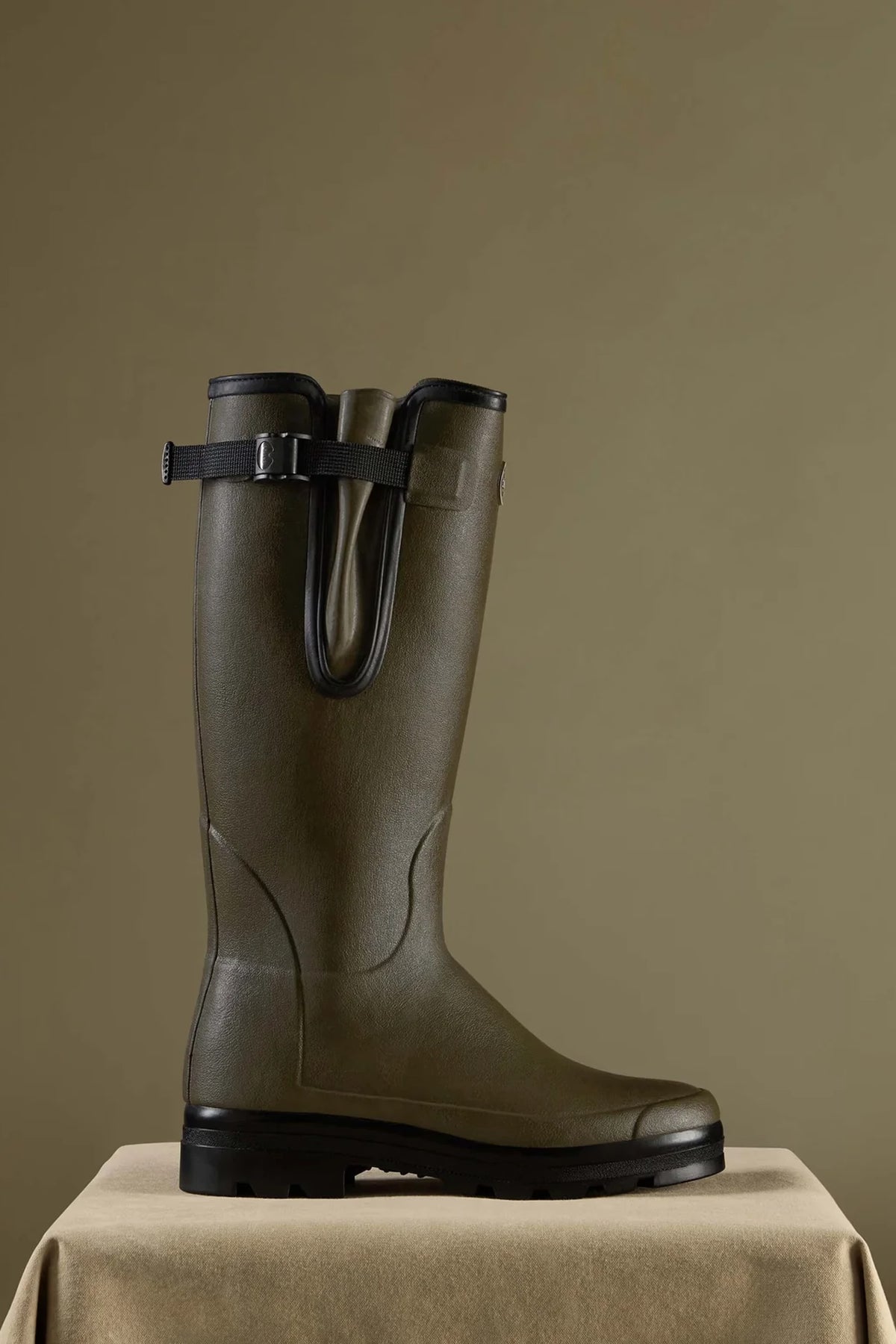 Le Chameau Men's Vierzonord Neoprene Lined Wellington Boot #Colour_Vert Chameau