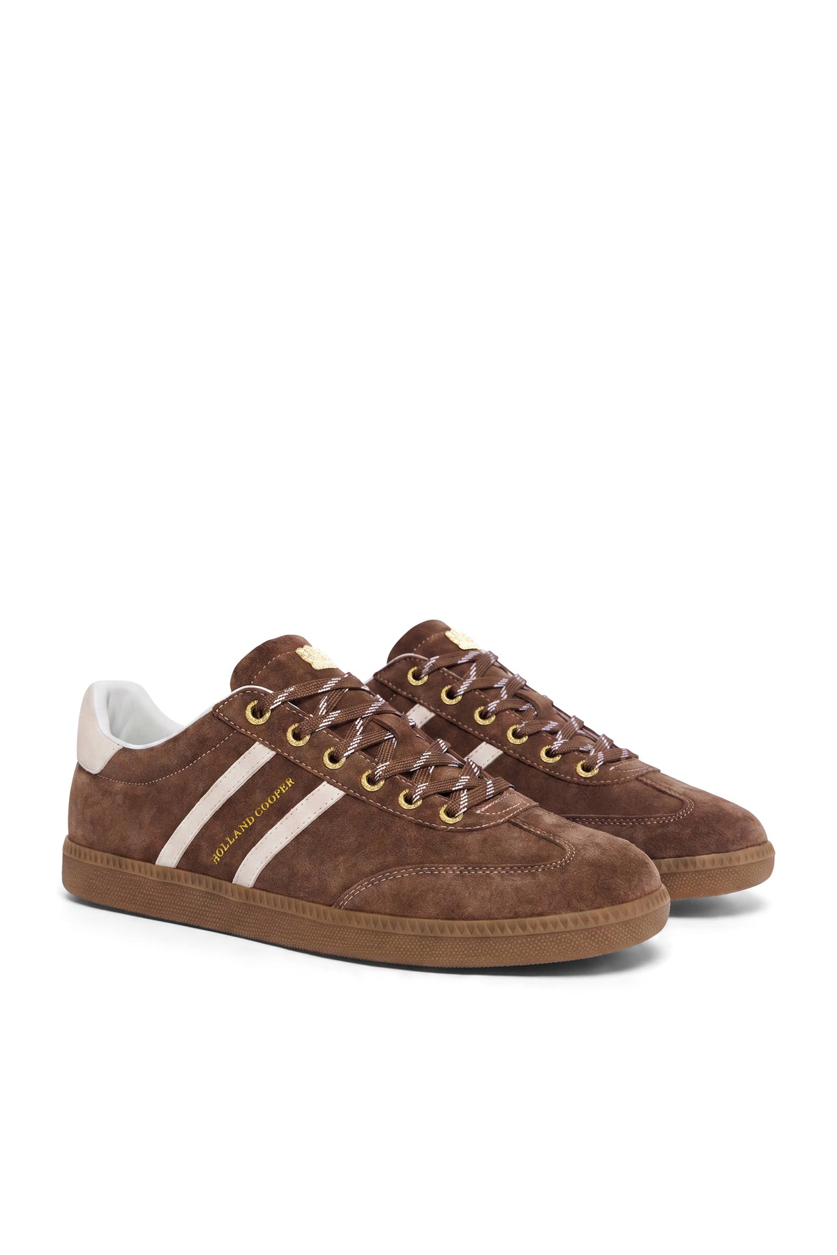 Holland Cooper Knightsbridge Court Trainer #Colour_Chocolate