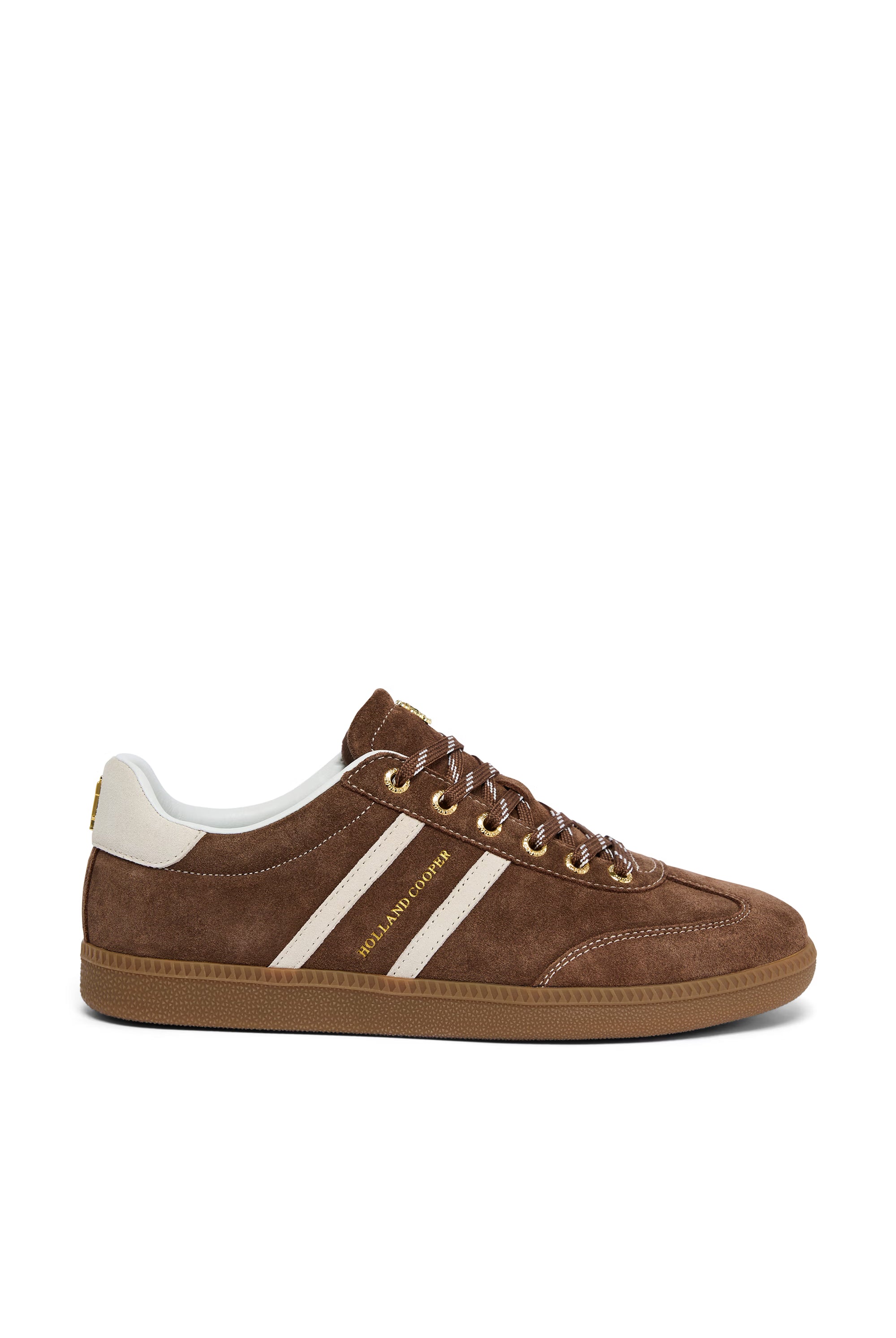 Holland Cooper Knightsbridge Court Trainer #Colour_Chocolate
