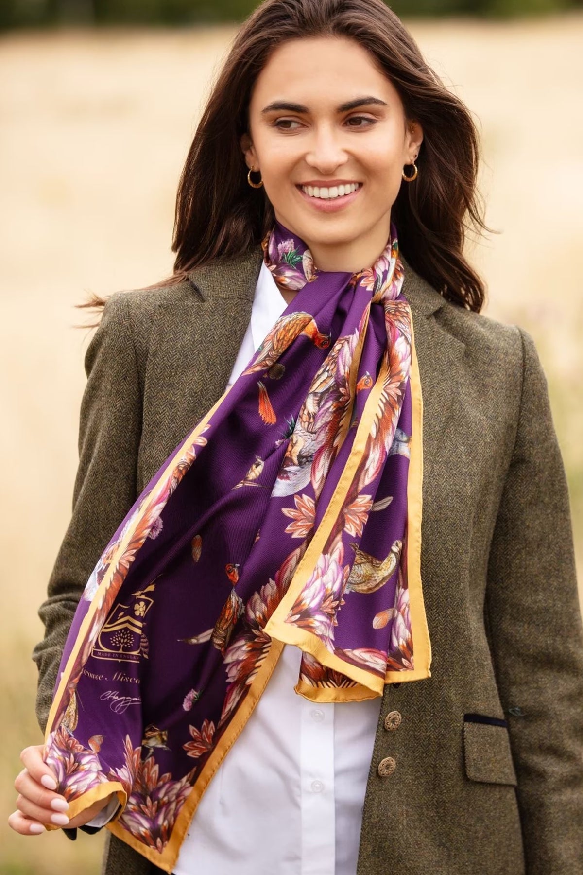 Classic Grouse Misconduct Silk Scarf