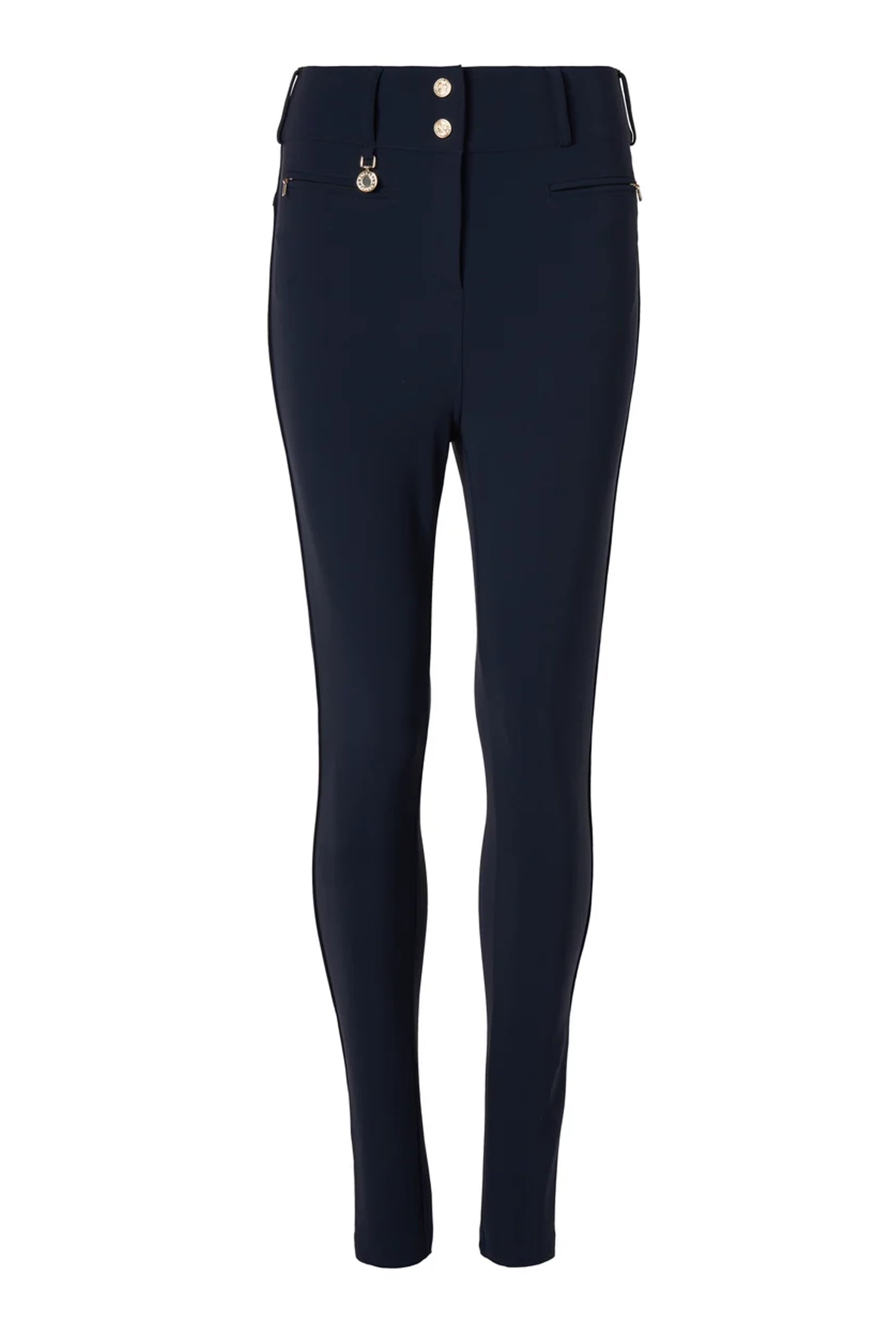 Holland Cooper Contour Trouser #Colour_Ink Navy