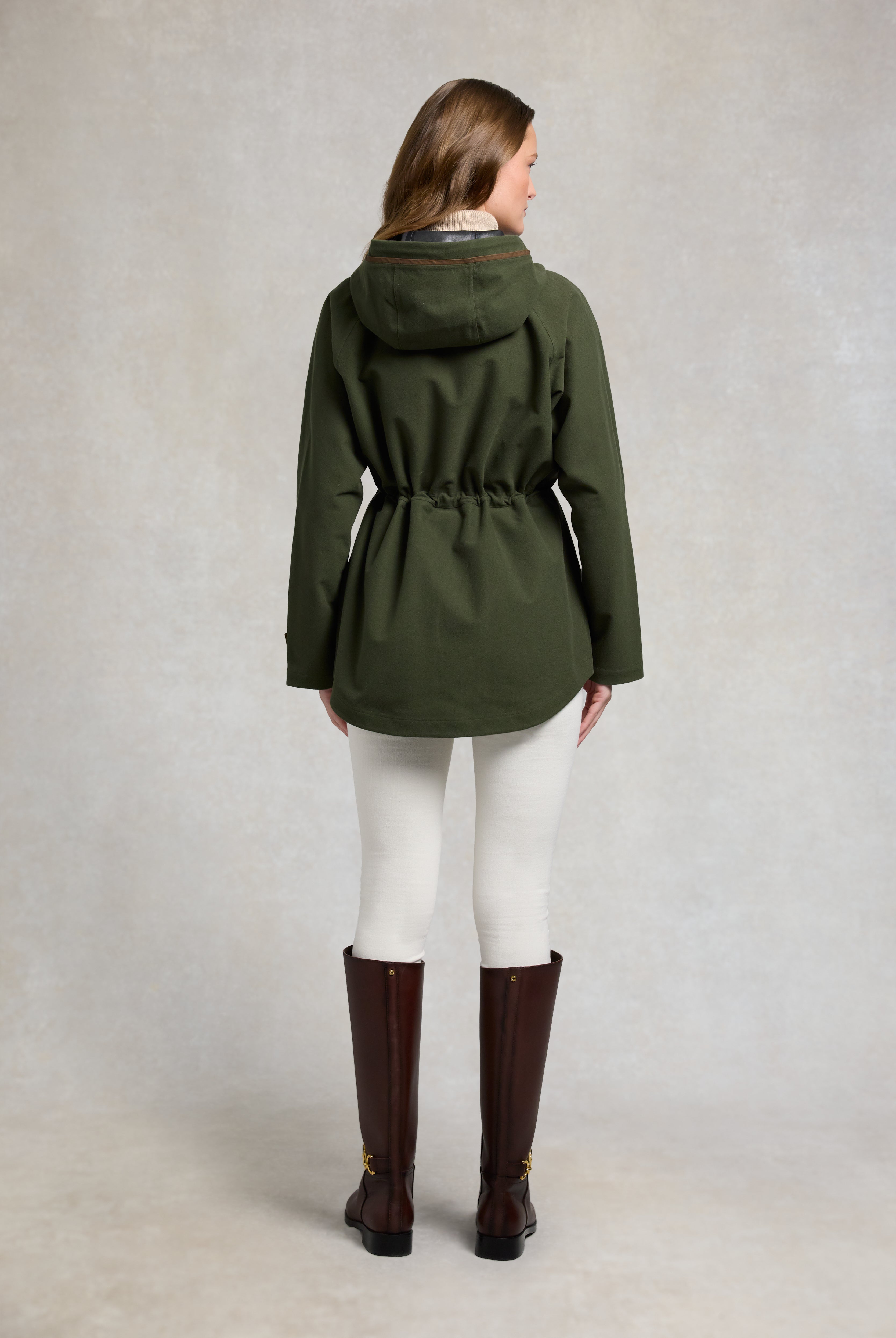 Holland Cooper Khaki Country Parka #Colour_Khaki