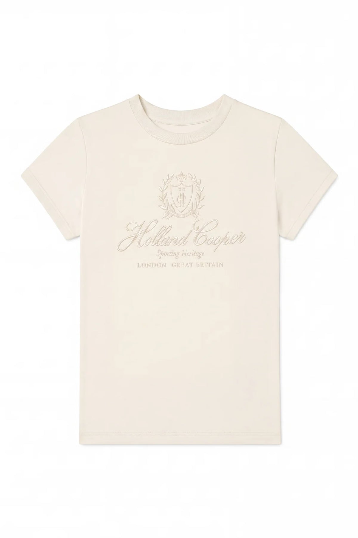 Holland Cooper Ivy League Tee #Colour_Cream