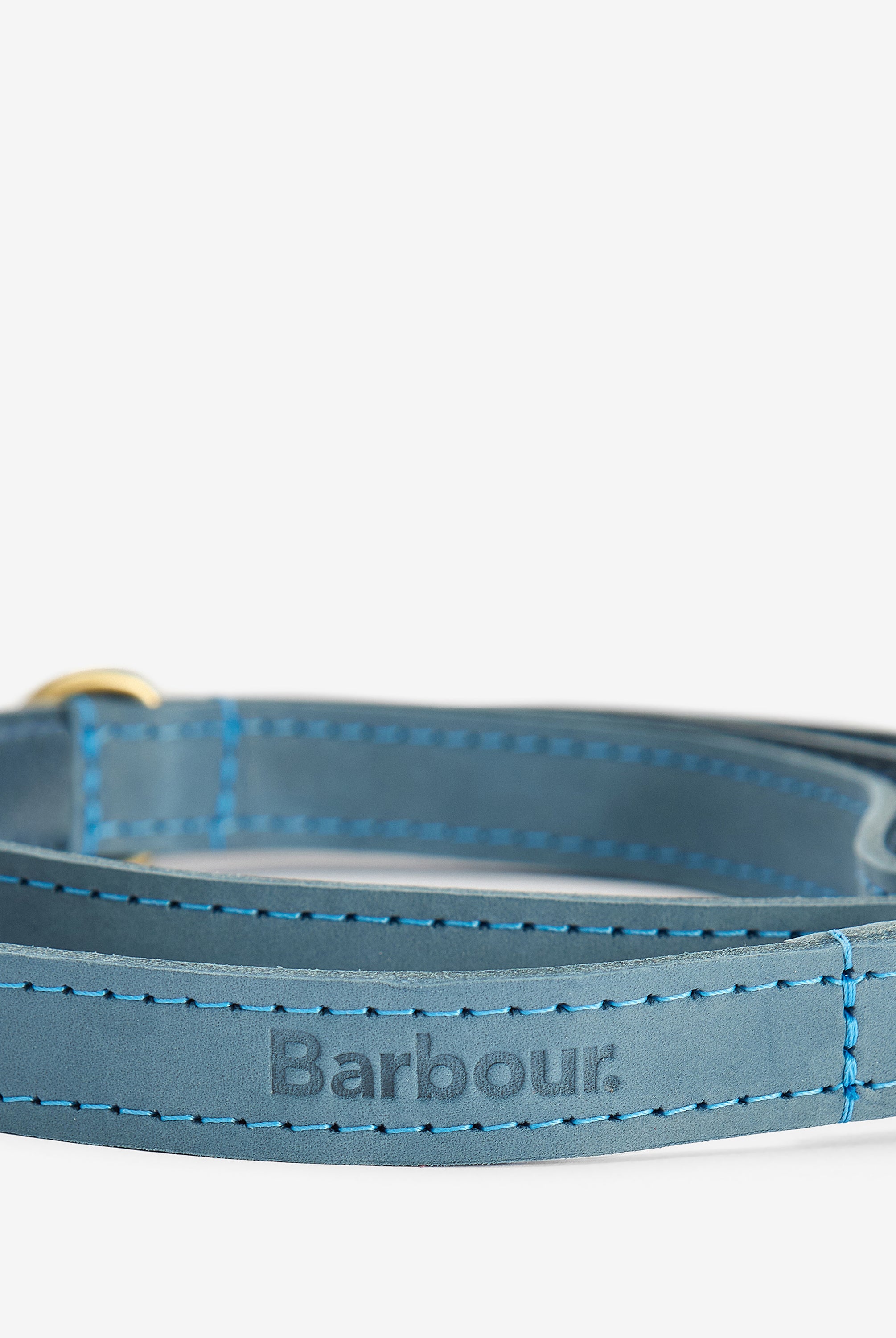 Barbour Blue Barbour Leather Dog Lead #Colour_Blue