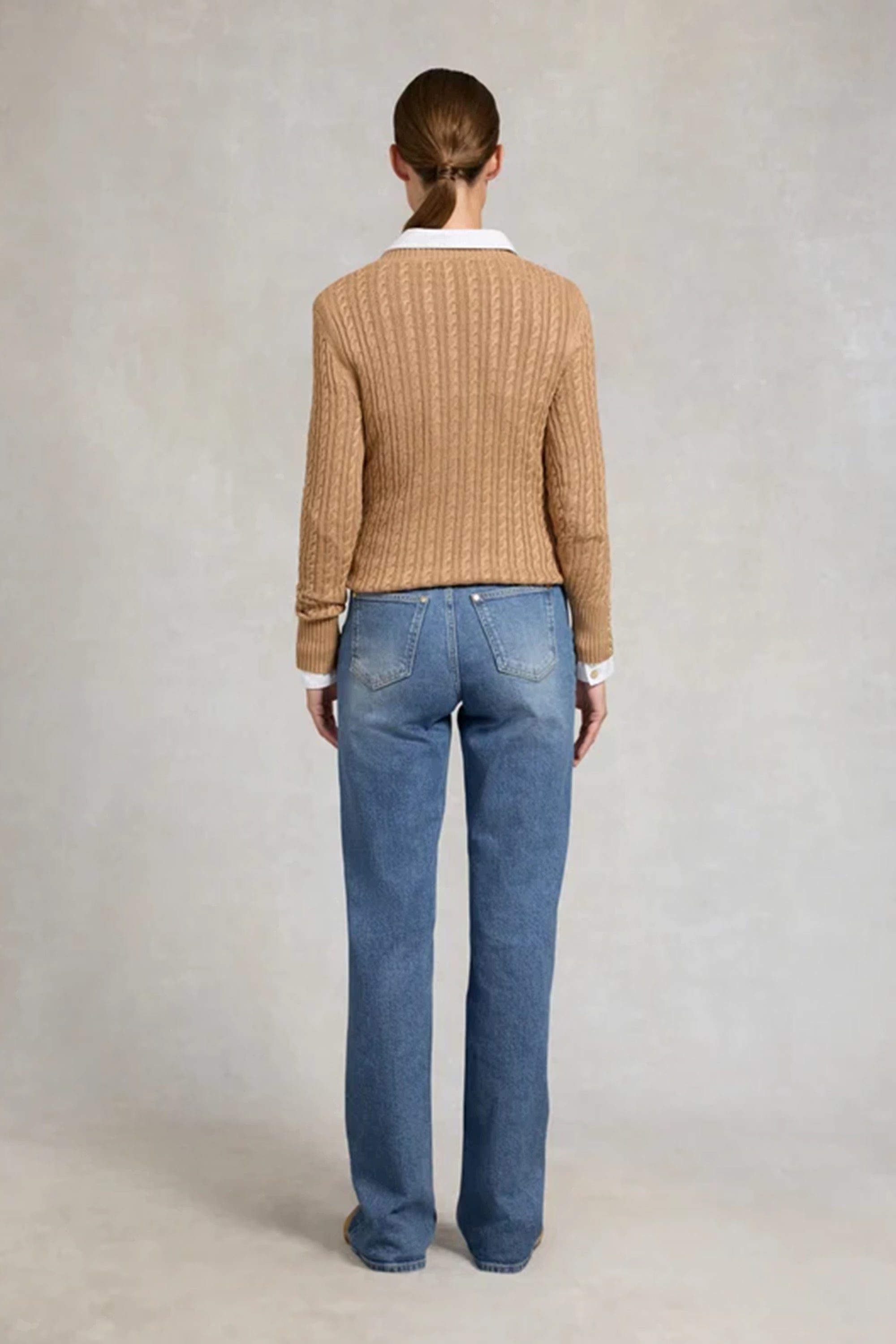 Seattle Cable V-Neck Knit