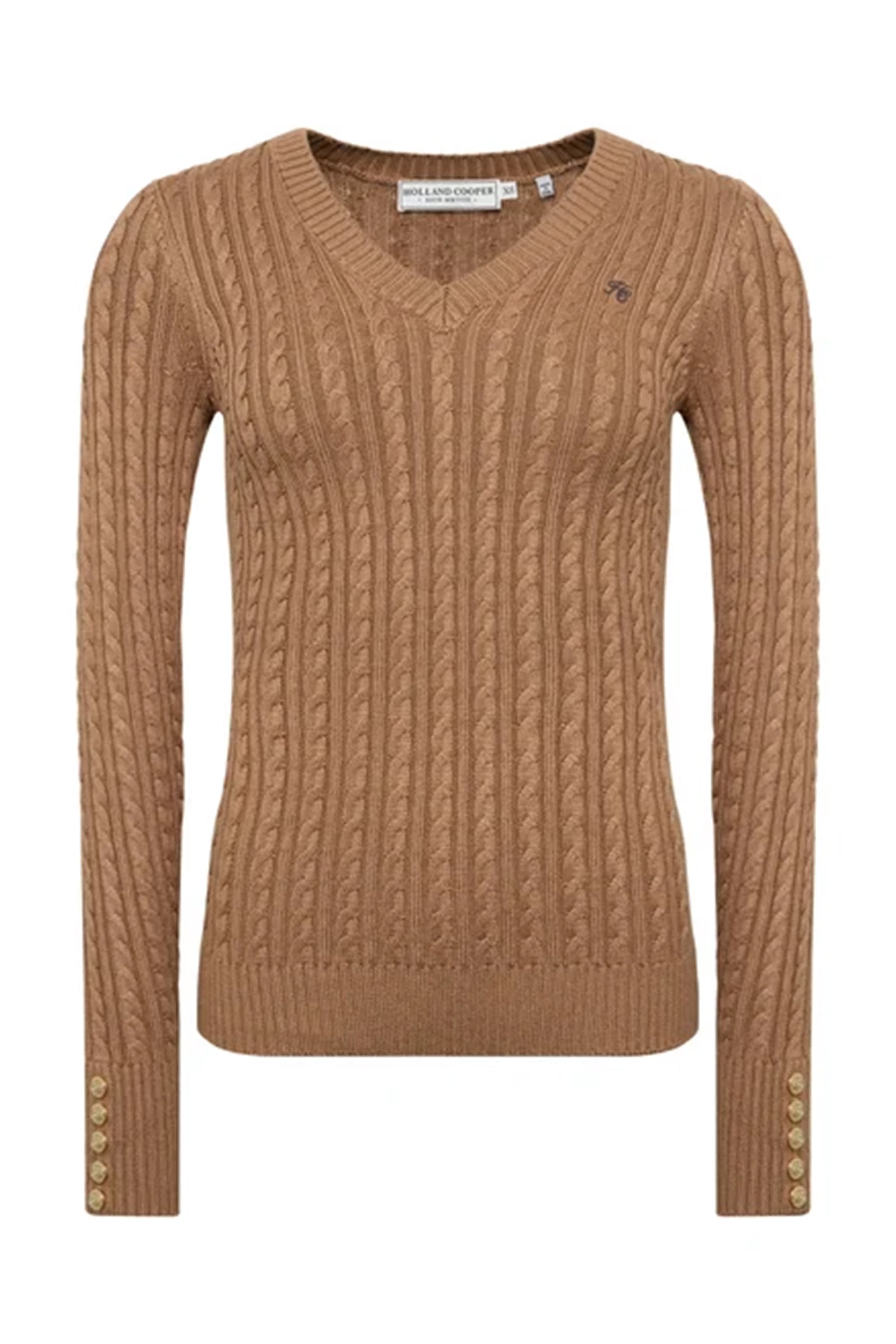 Seattle Cable V-Neck Knit
