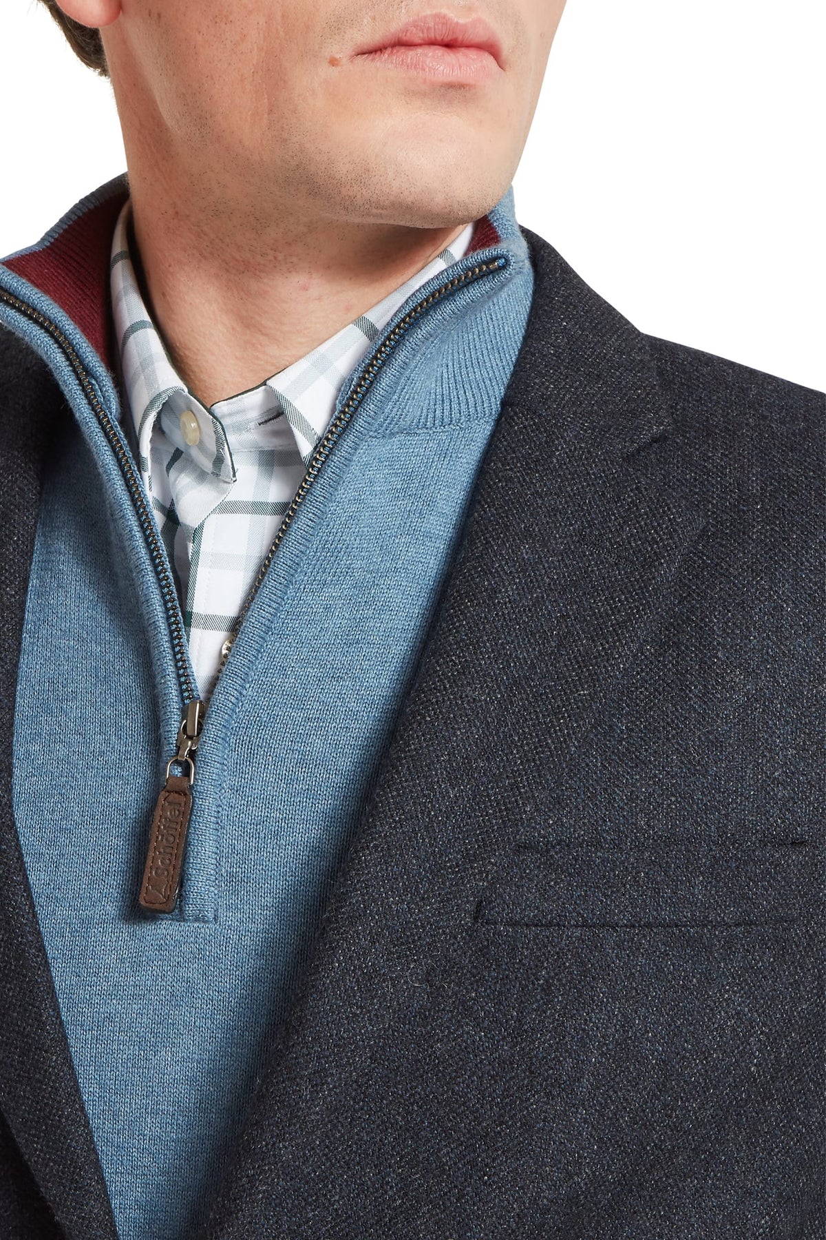Schoffel St Andrews Tweed Sports Jacket #Colour_Dk Navy Herr Tweed