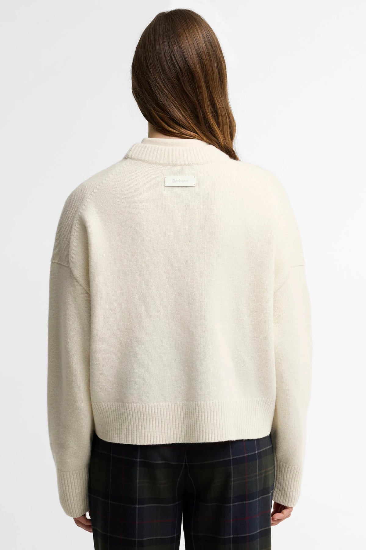 Barbour Ivybridge Knitted Jumper #Colour_Ecru