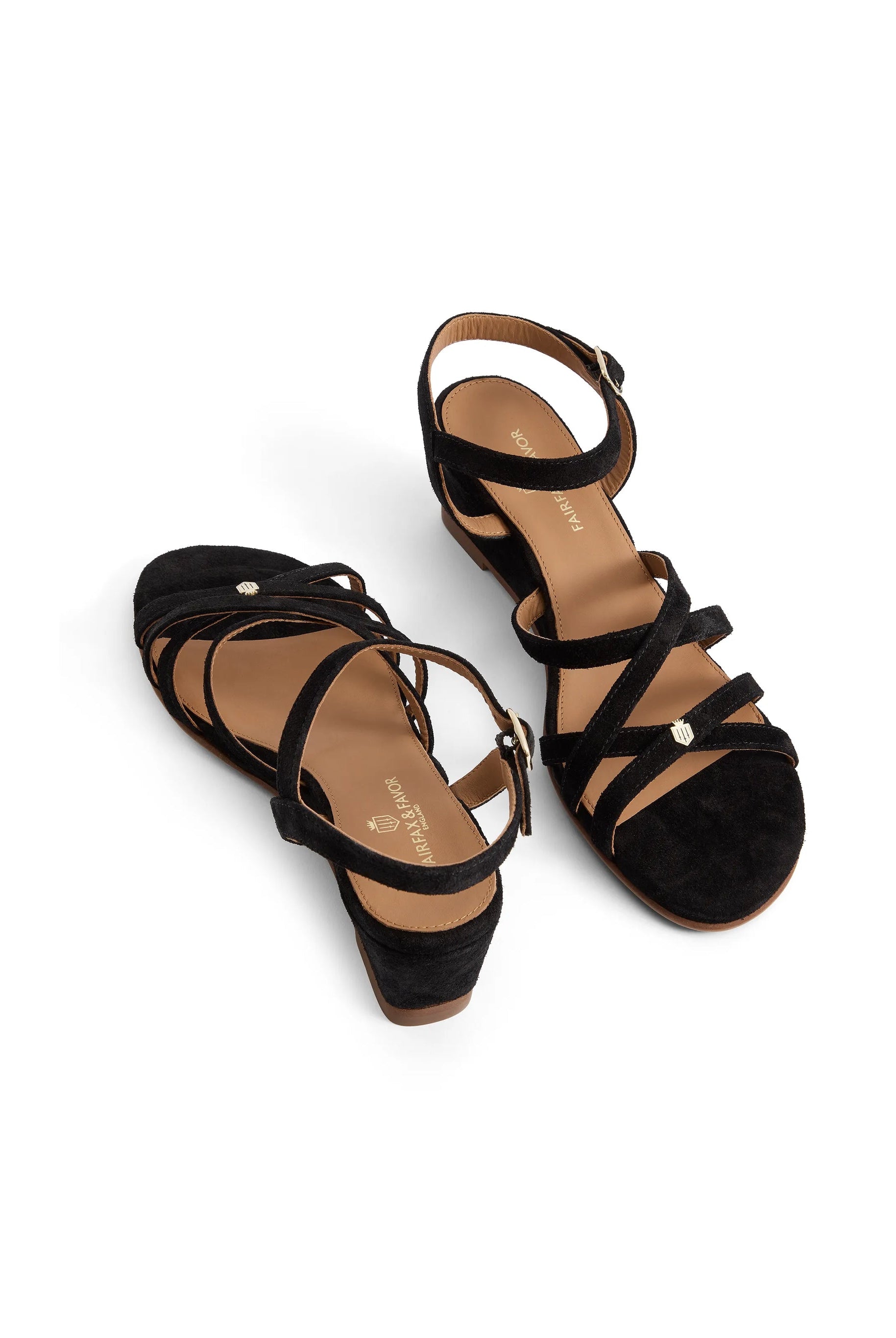 Fairfax & Favor Black St Ives Wedge #Colour_Black